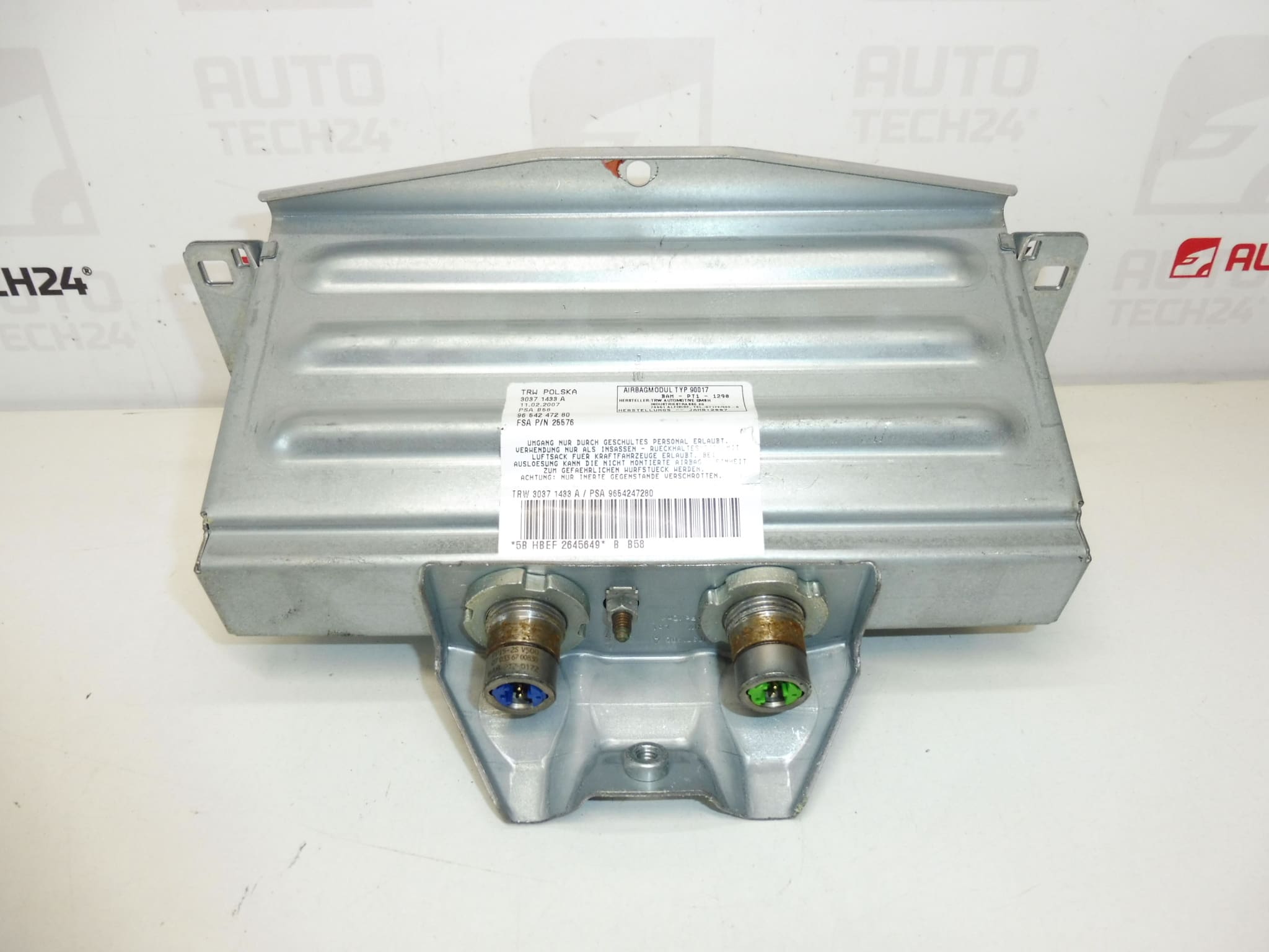 Airbag čelní spolujezdec Citroën C4 Picasso 9654247280 8216NT - Obrázek 2