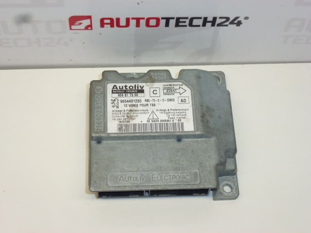Jednotka airbagů Autoliv Peugeot 307 CC 9654491280 6545HT
