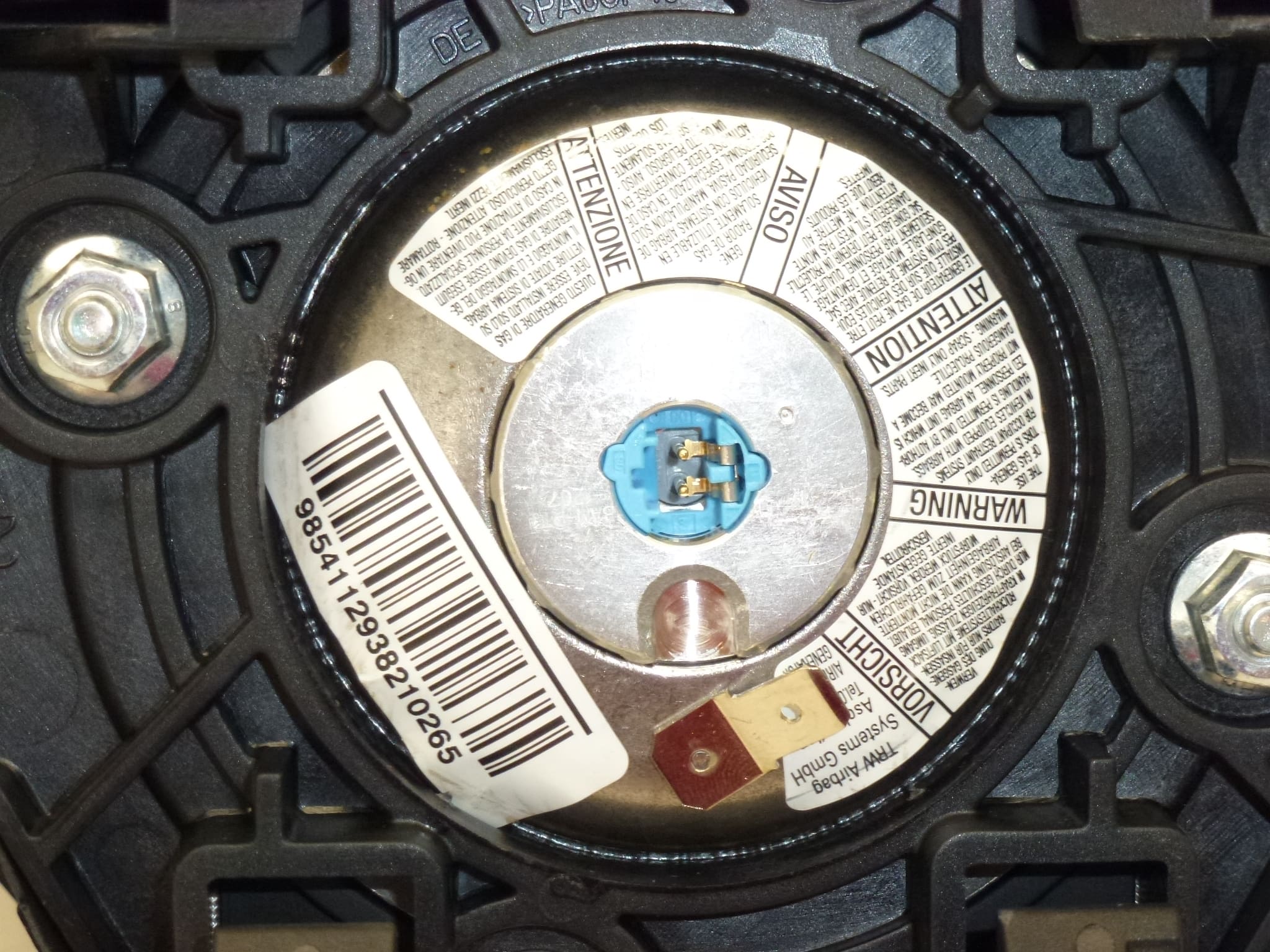 Airbag volant Citroën C4 Picasso 96729400ZD 4112QC - Obrázek 2