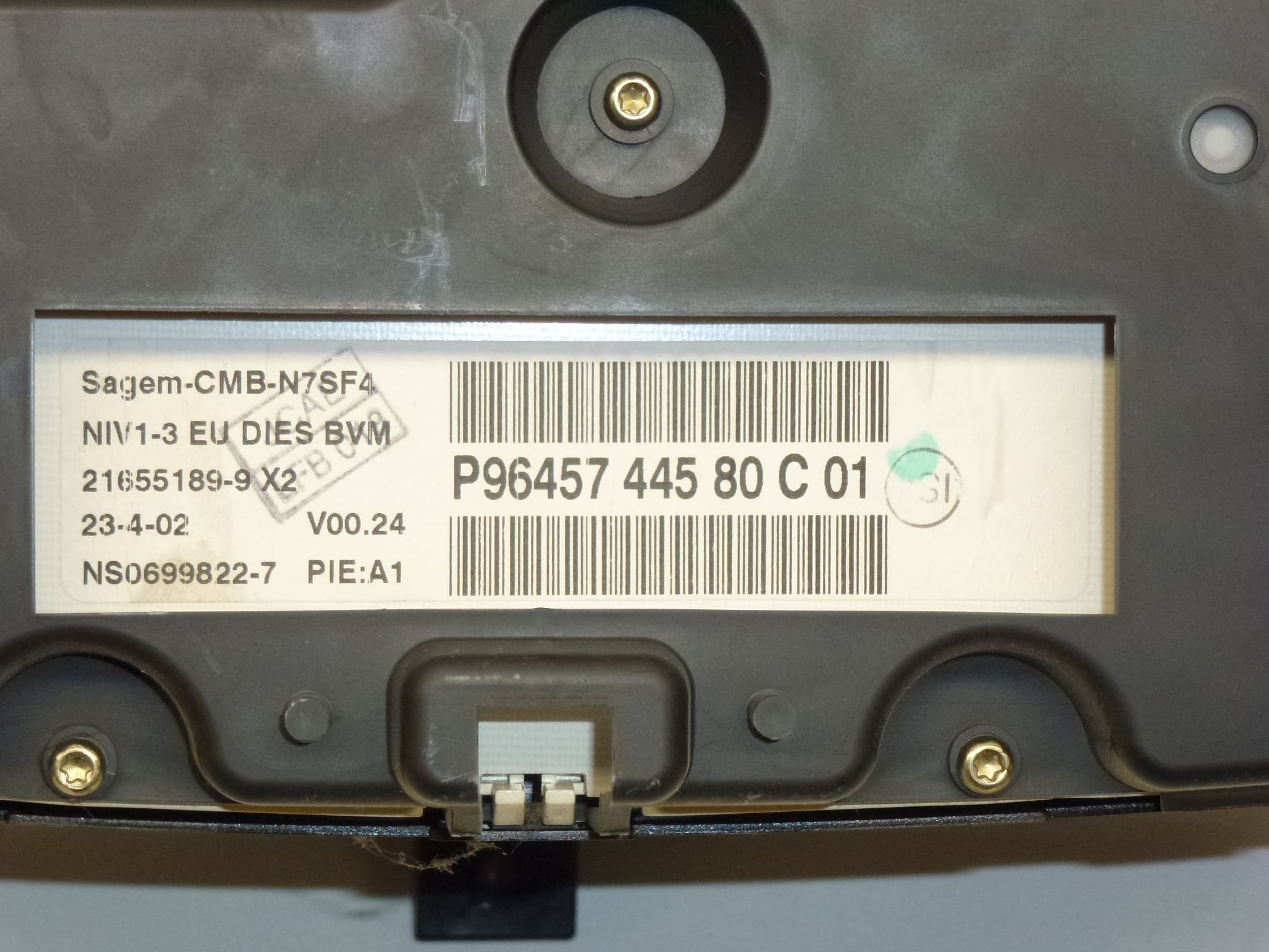 Tachometr Budíky 212 Tisíc Km Citroën Xsara Sagem 9645744580 6104SJ - Obrázek 2