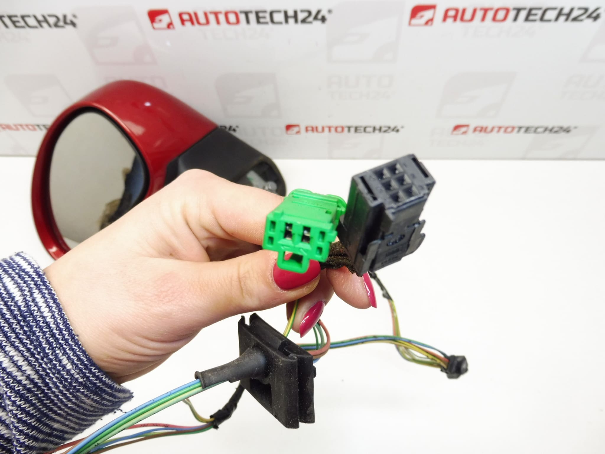 Levé zpětné zrcátko Citroën C4 EKQD 96548384 8149ZW - Obrázek 2