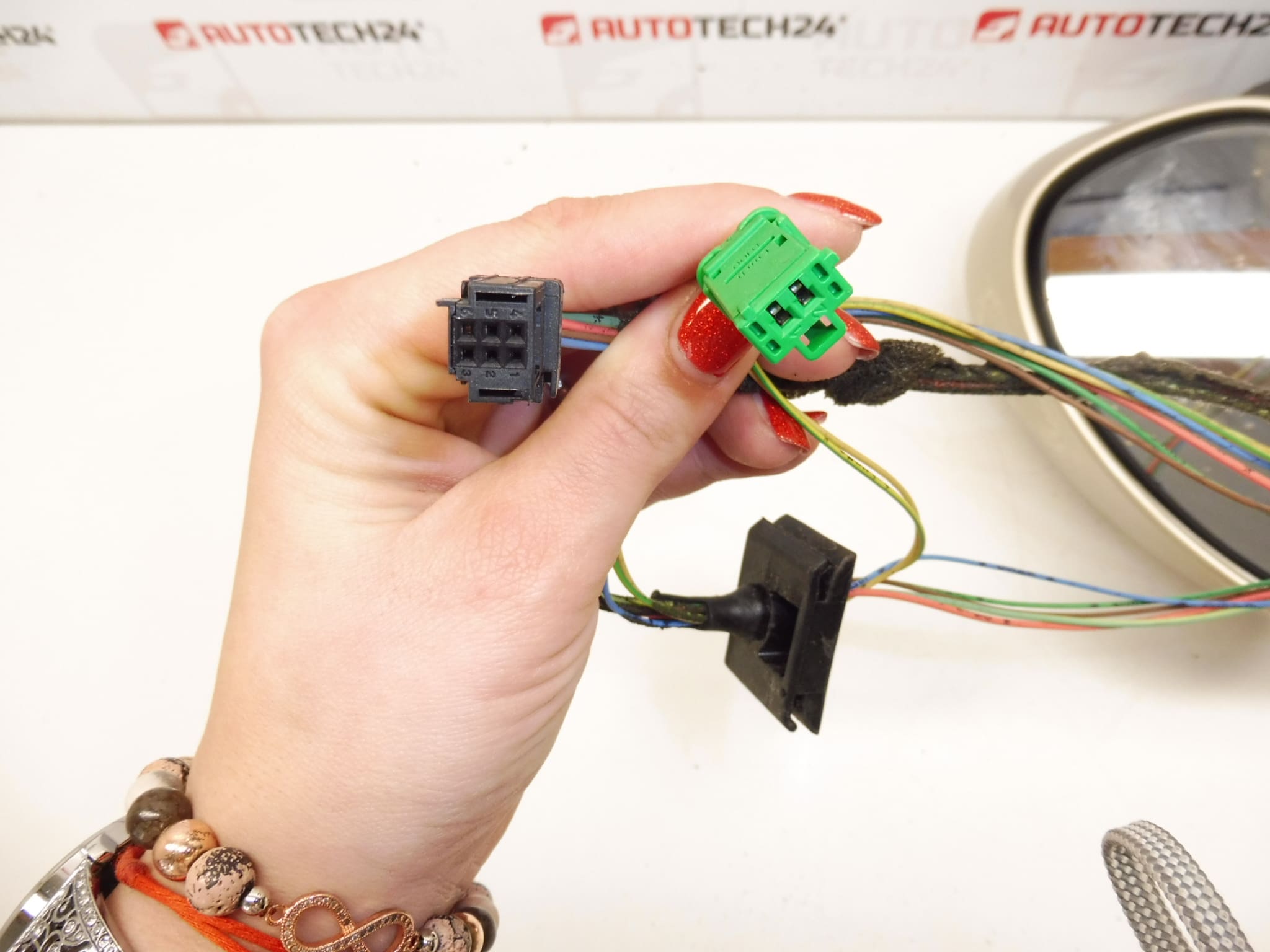 Levé zpětné zrcátko Citroën C4 KCW 96548384 8149ZW - Obrázek 2