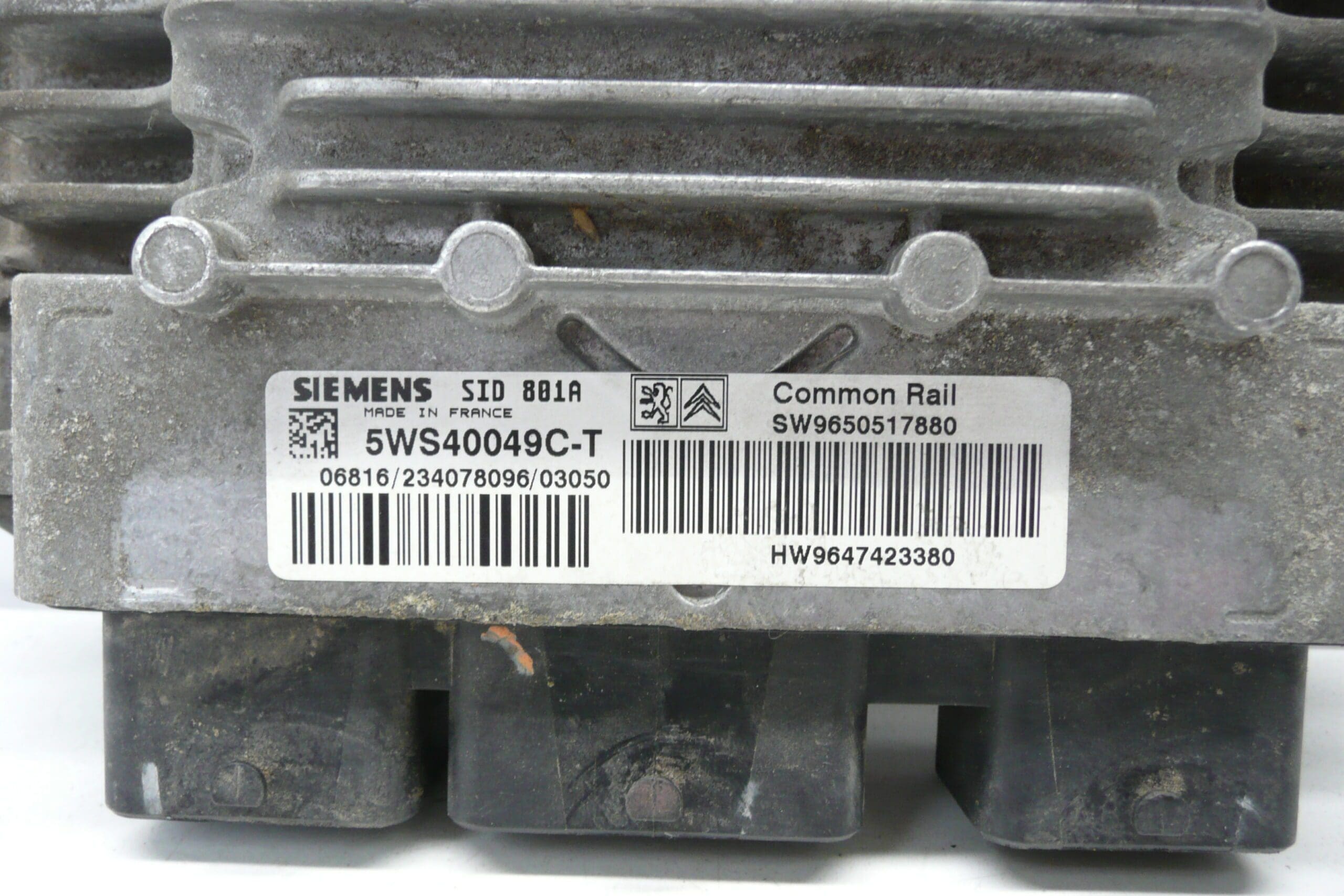 Řídicí jednotka ECU Siemens SID 801A Citroën Peugeot 5WS40049C-T 1938TR - Obrázek 2