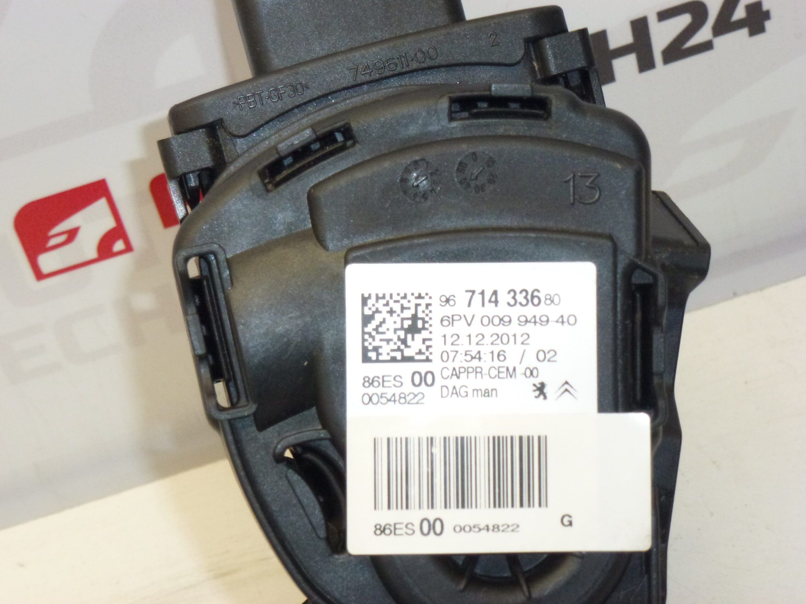 Plynový pedál HELLA 9671433680 1601CV - Obrázek 2