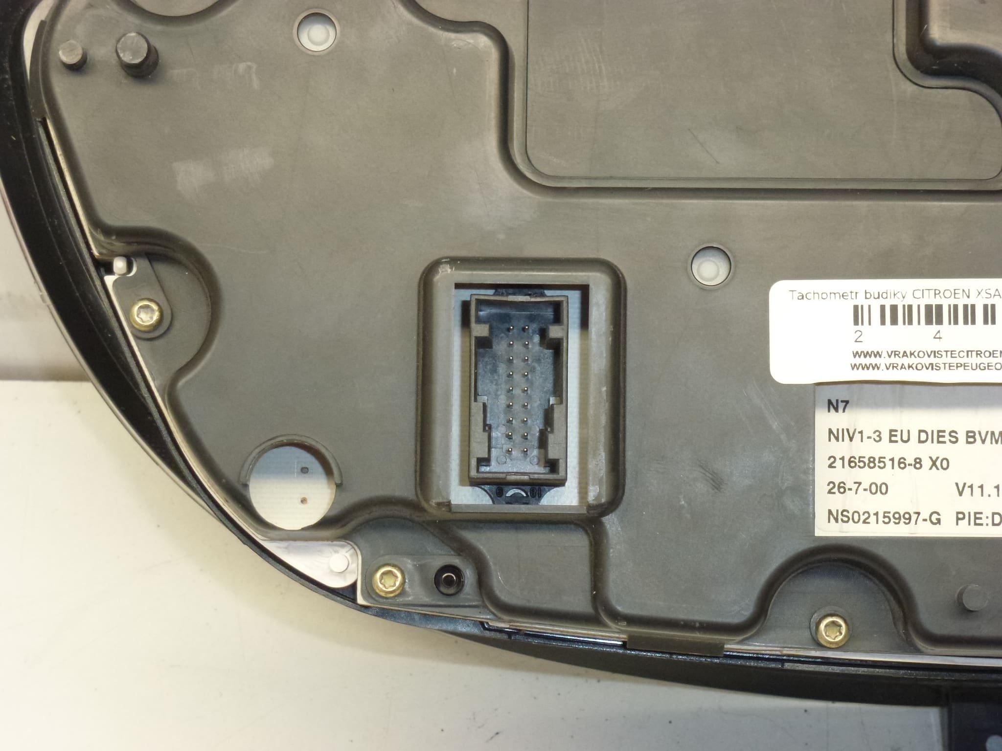 Tachometr budíky Citroën Xsara Sagem 9639708580 - Obrázek 2