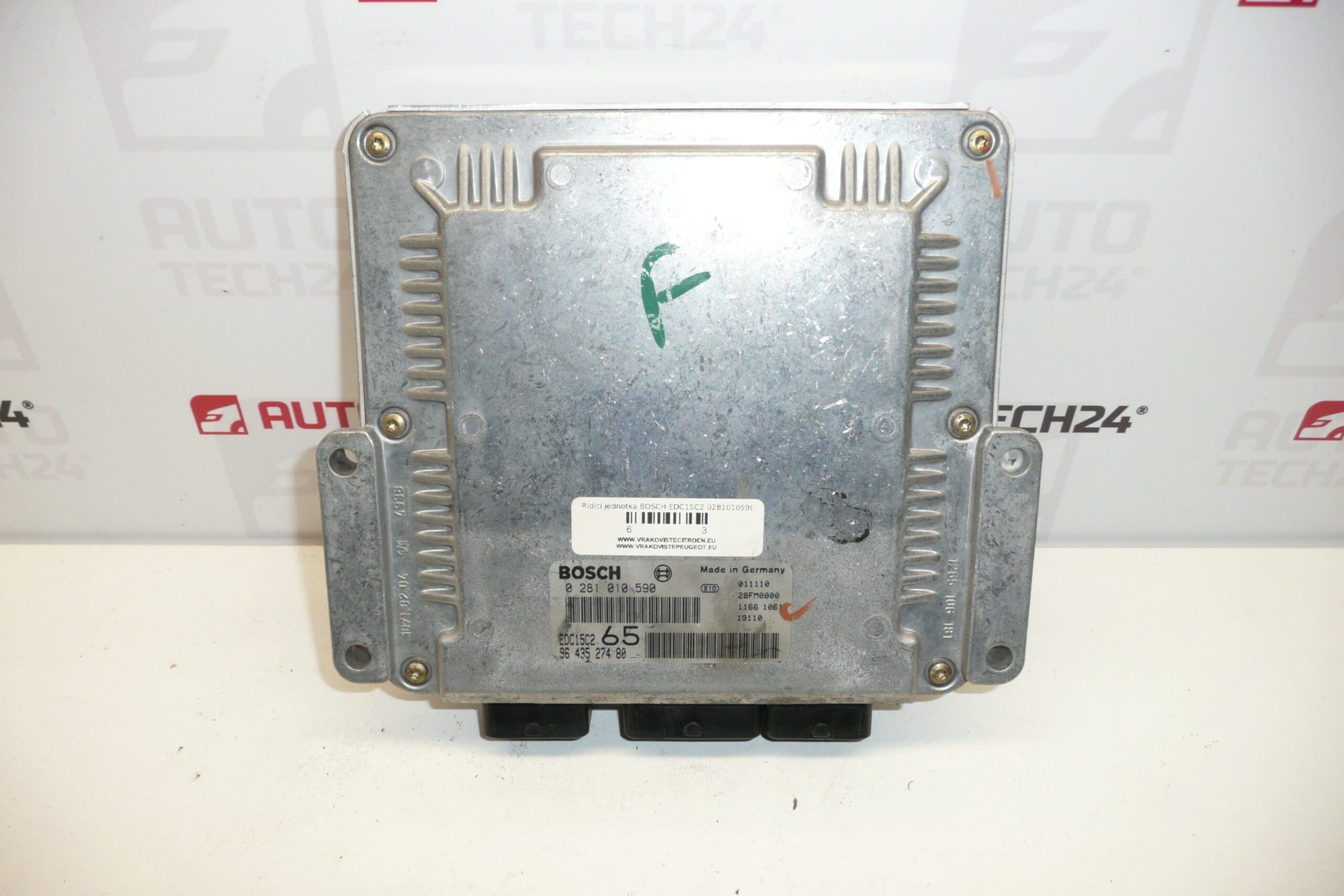 Řídící jednotka ECU Bosch EDC15C2 Citroën Peugeot 0281010590 - Obrázek 2