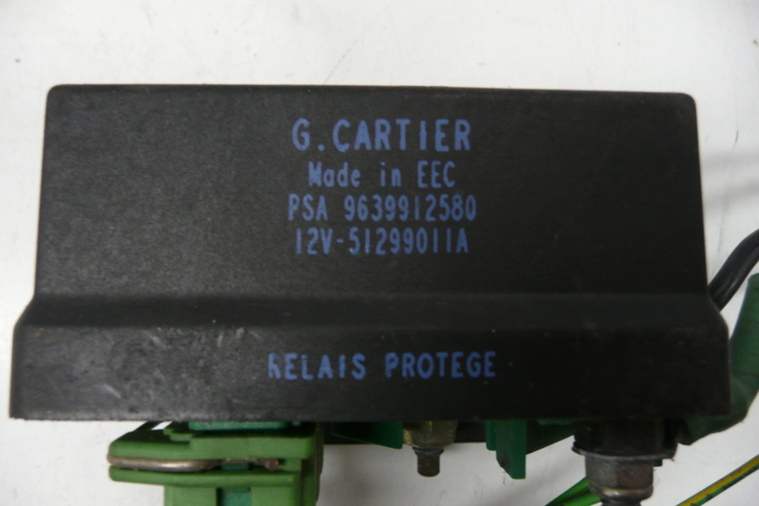Žhavicí relé Citroën Peugeot 9639912580 s kabeláží - Obrázek 2