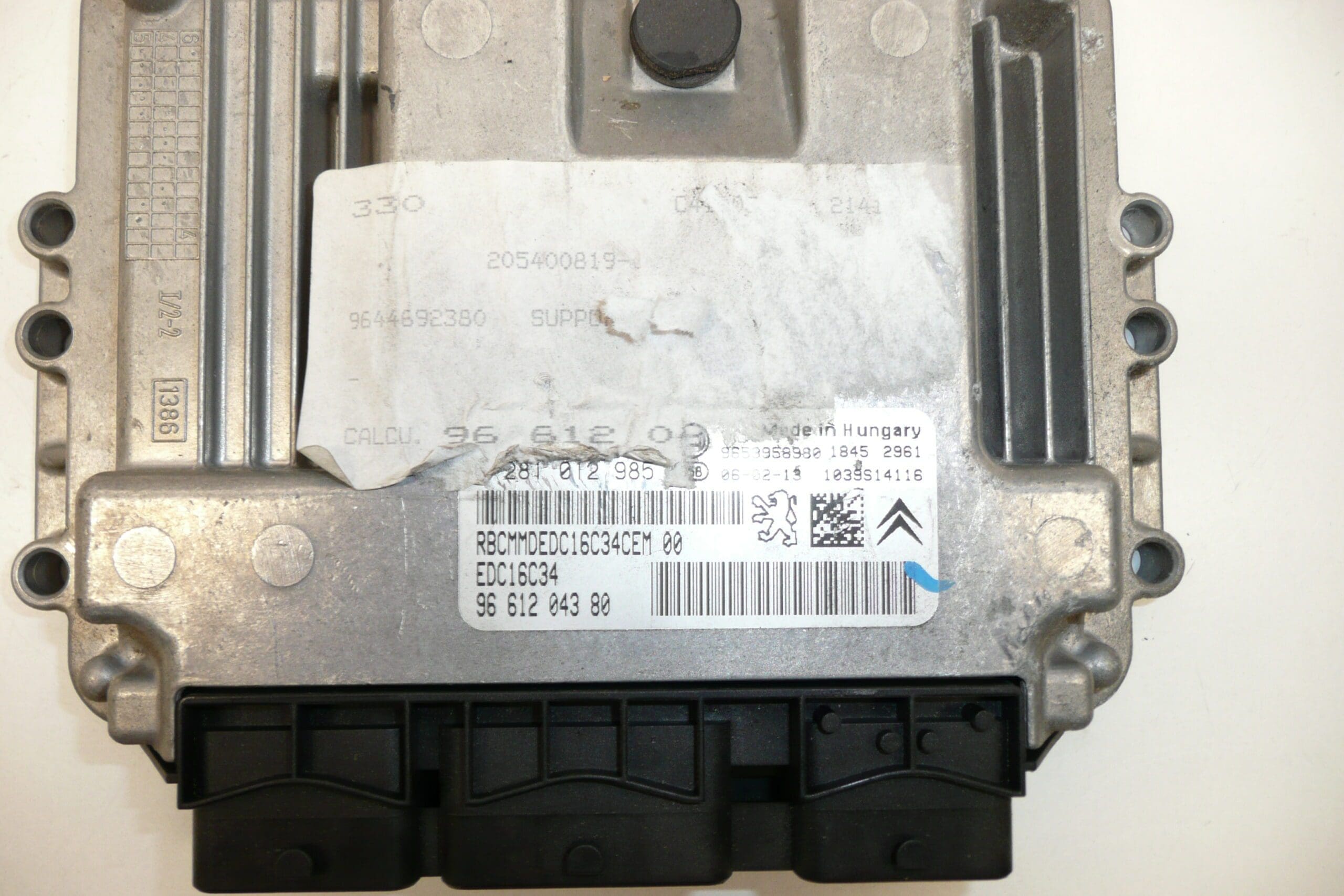 Řídicí jednotka ECU Bosch EDC16C34 Citroën 0281012985 9661204380 - Obrázek 2