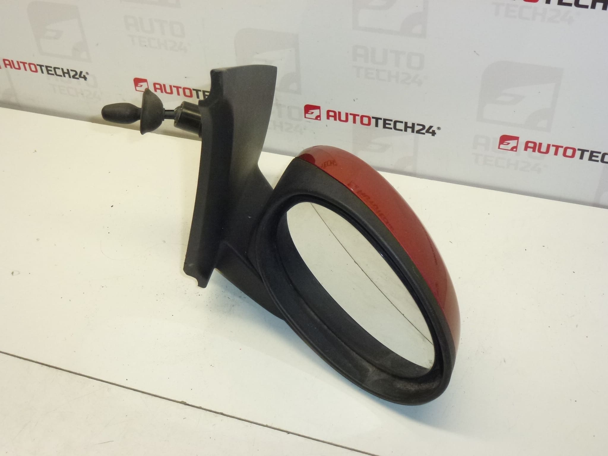 Pravé zrcátko oranžová metalíza Citroën C1 Peugeot 107 87910-0H010 87910-0H011 - Obrázek 2