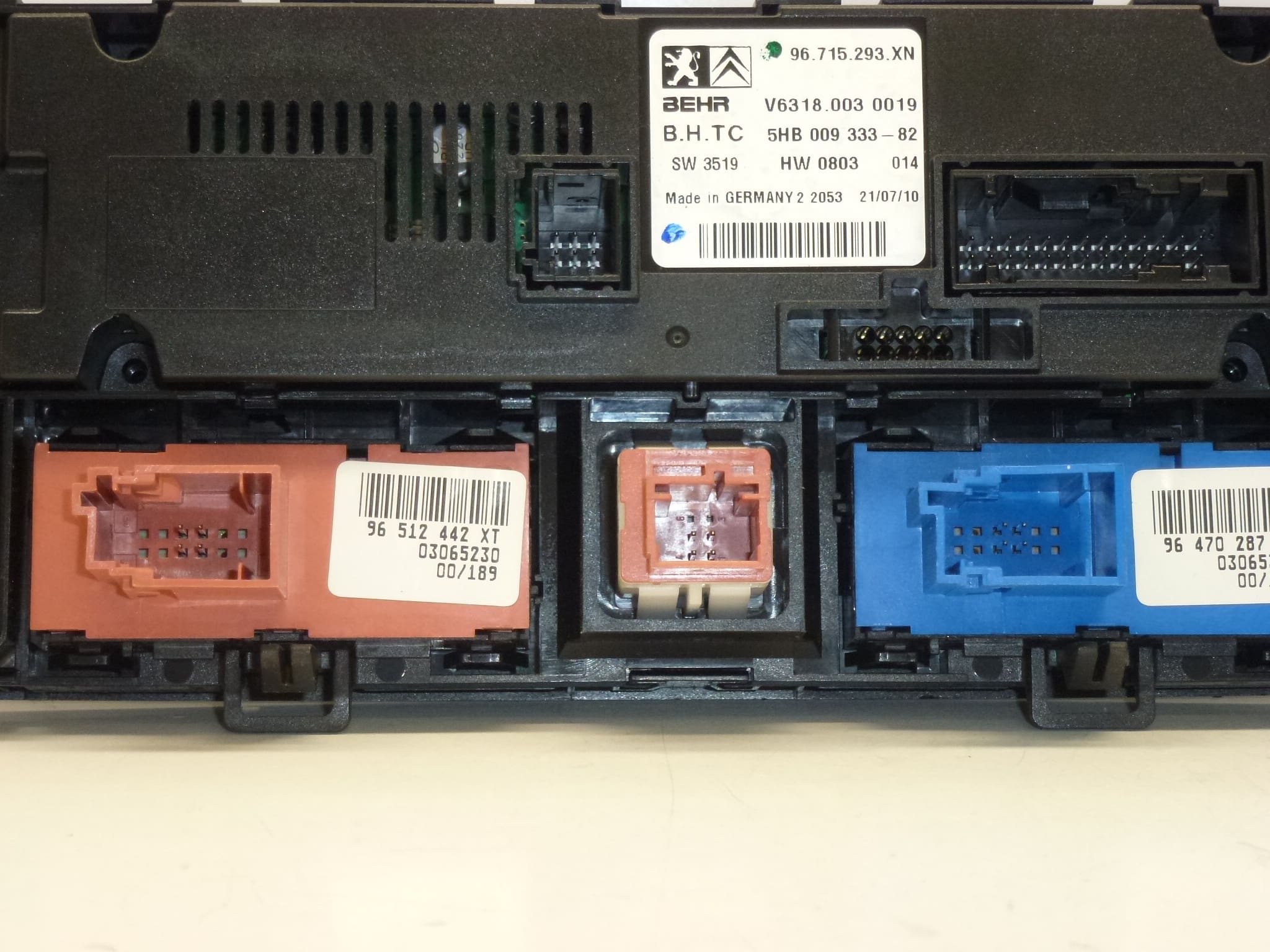 Ovládání topení klimatizace Peugeot 407 96715293XN 6452R6 - Obrázek 2