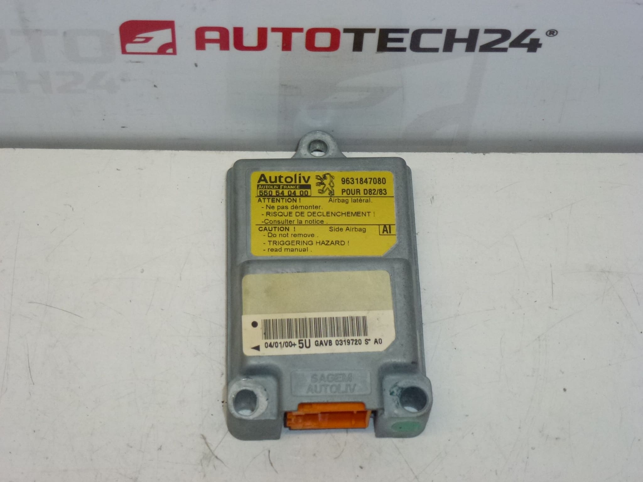 Jednotka bočních airbagů Citroën Peugeot 9631847080 550540400