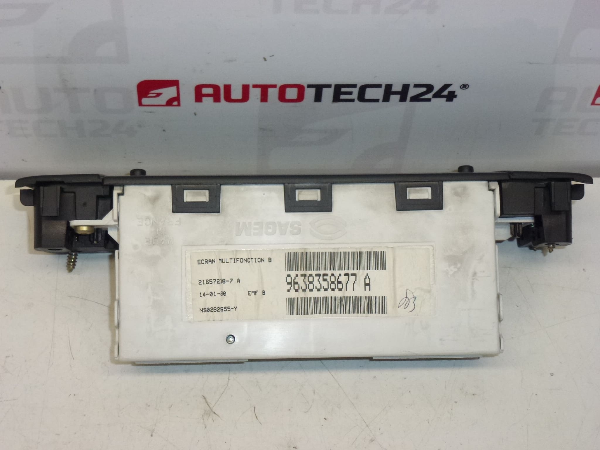 Displej rádia a palubního počítače Peugeot 406 9638358677 6155P8 - Obrázek 2