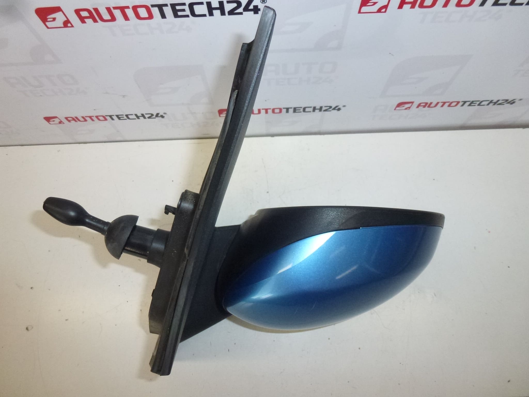 Zrcátko levé modrá metalíza Citroën C1 Peugeot 107 87940-0H010 87940-0H011 - Obrázek 2