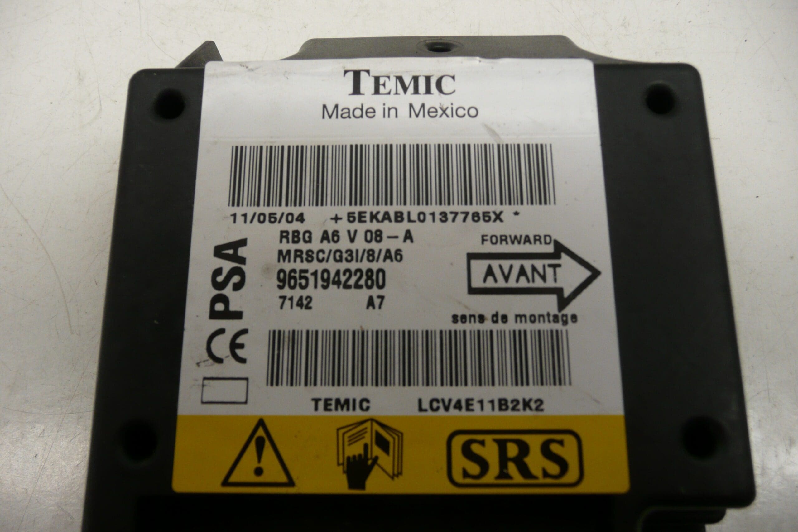 Jednotka airbagů Citroën C2 C3 9651942280 - Obrázek 2