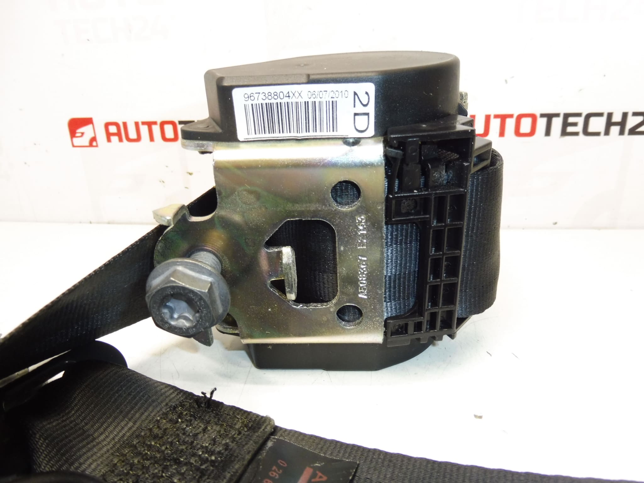 Pravý zadní bezpečnostní pás Peugeot 207 96738804XX 8975XK - Obrázek 2