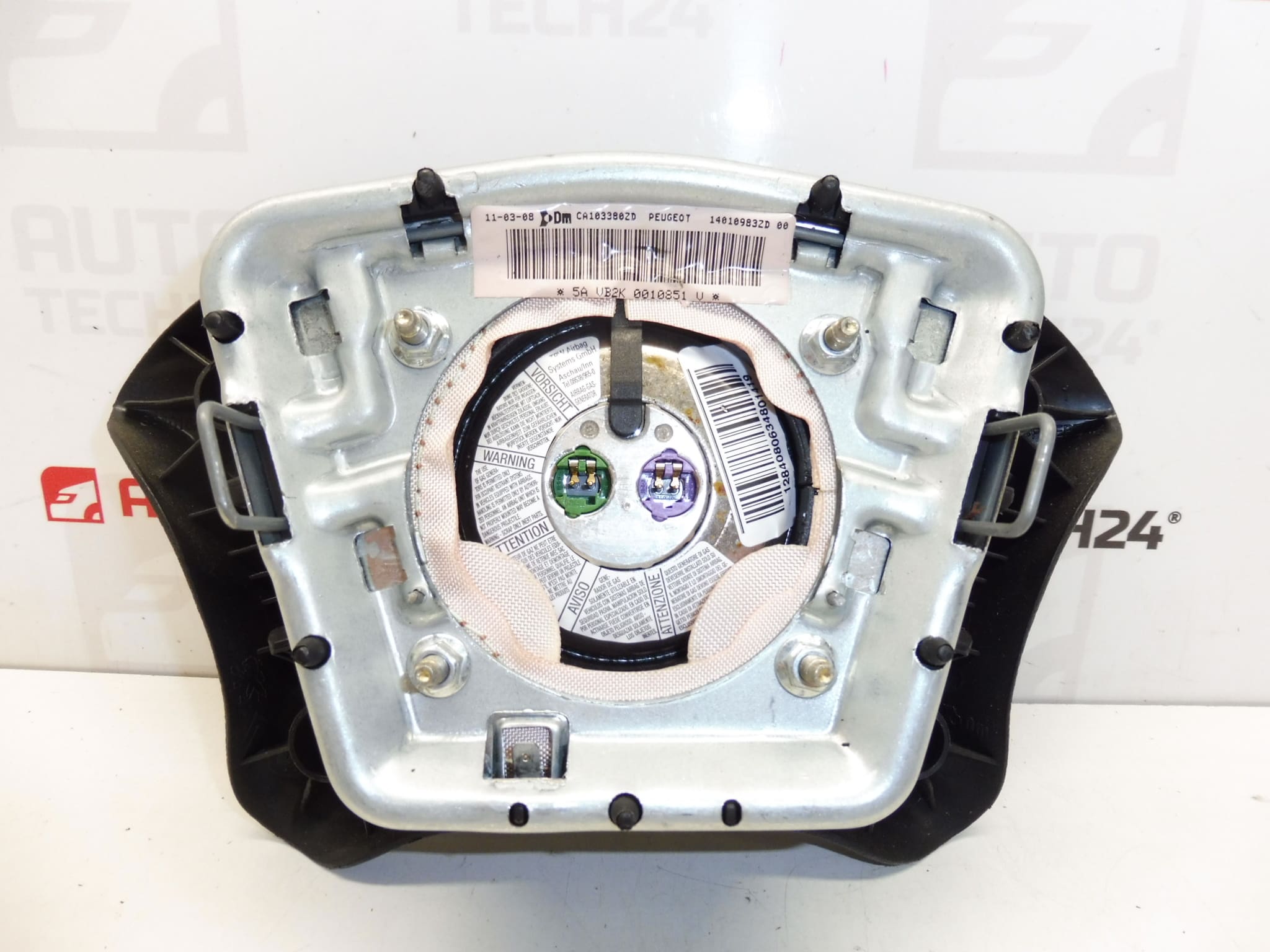 Airbag volantu Peugeot 807 14010983ZD 4112LN - Obrázek 2