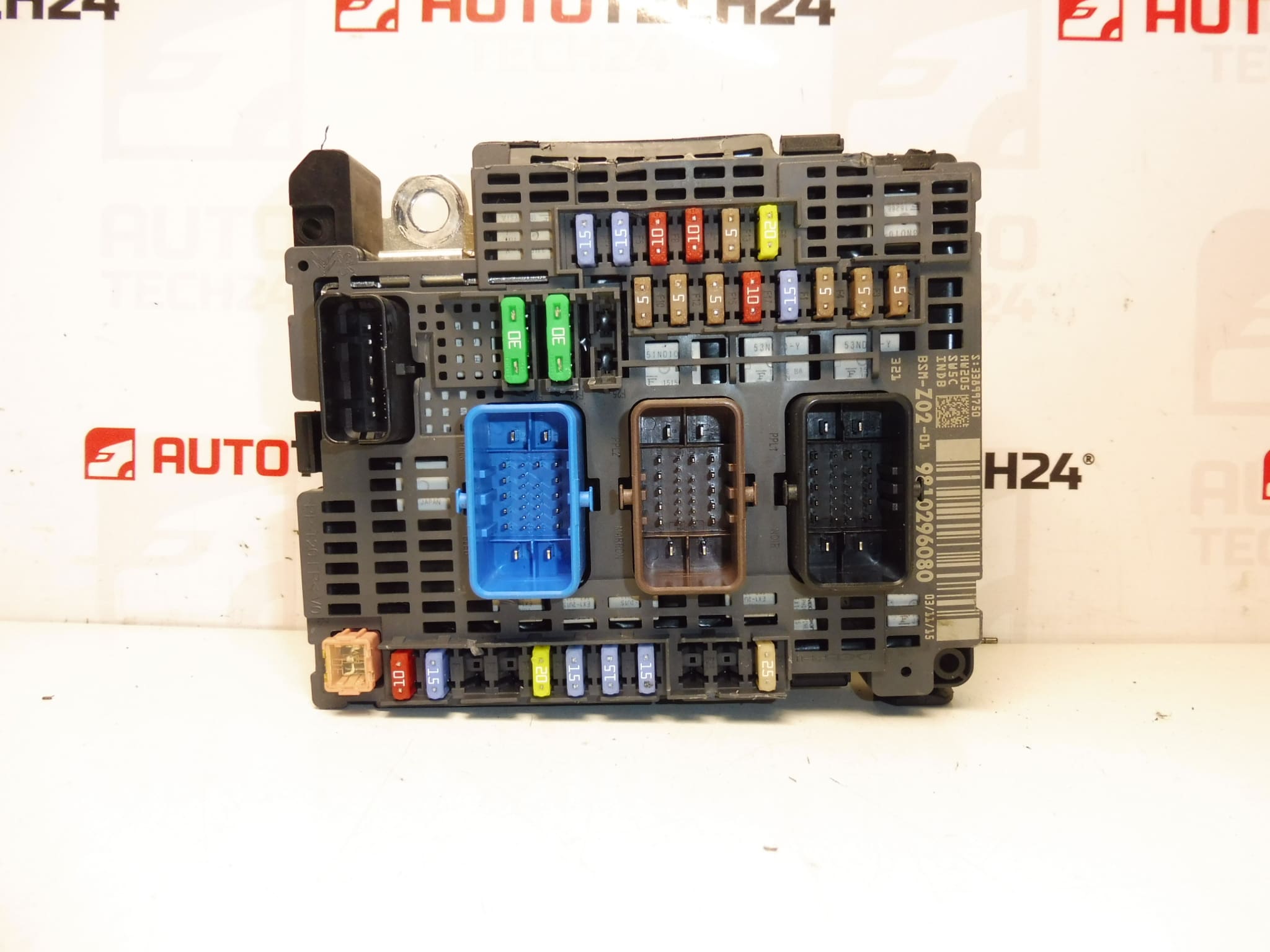 ECU BSM Z02-01 DELPHI Citroën Peugeot 9810296080 - Obrázek 2