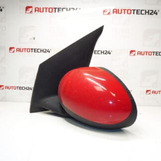 Zrcátko levé červené Citroën C1 Peugeot 107 87940-0H010 87940-0H011