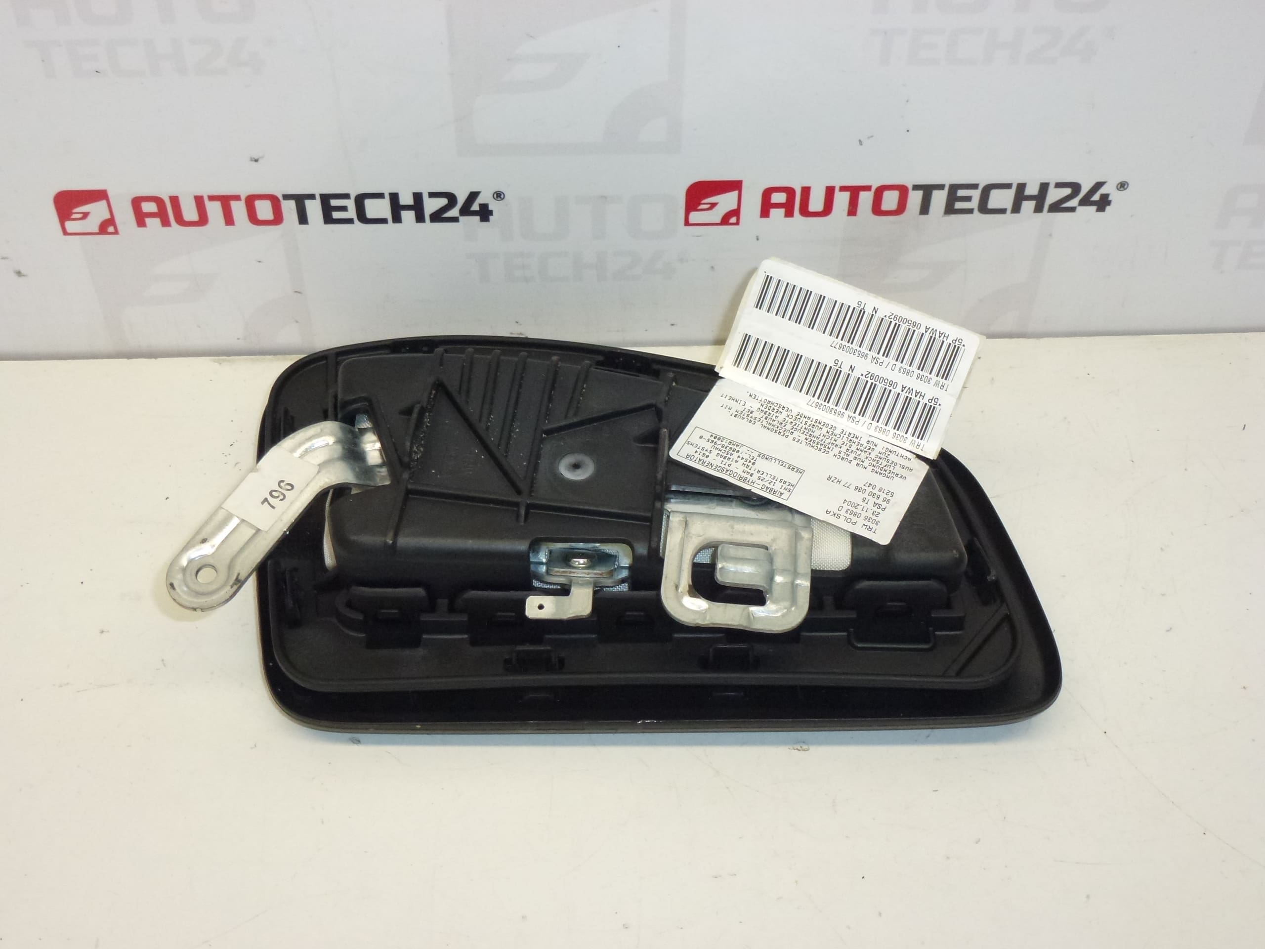 Sedačkový airbag pravý Peugeot 307 9653003677 8216LQ - Obrázek 2