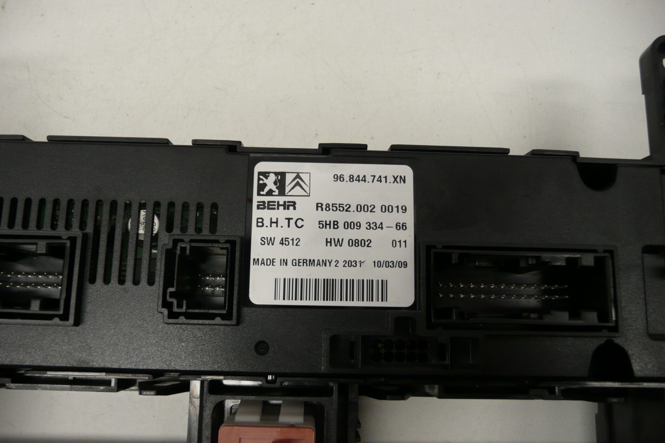 Ovládání topení klimatizace Peugeot 407 96844741XN 6452J8 - Obrázek 2