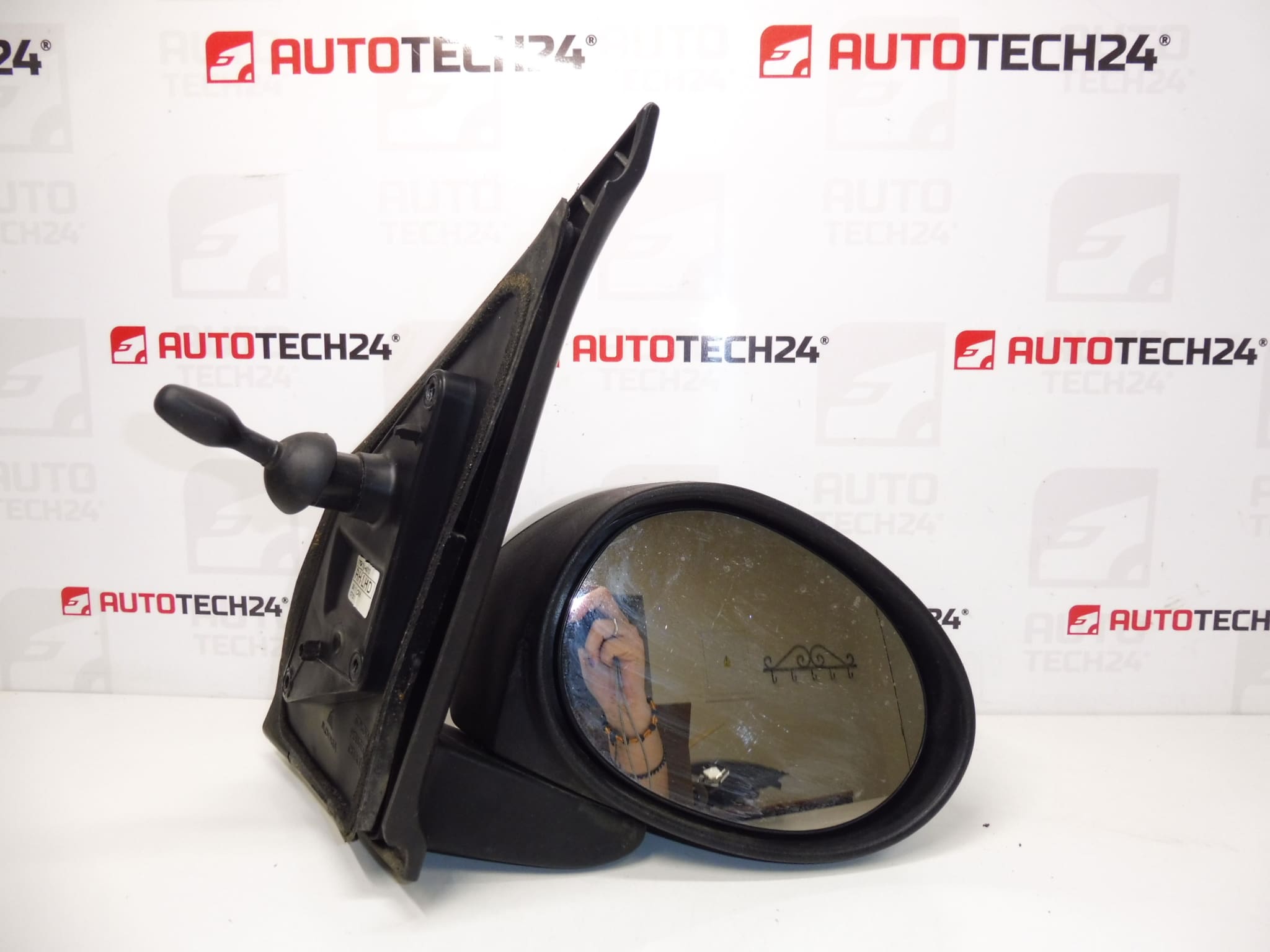 Zrcátko pravé stříbrné Citroën C1 Peugeot 107 KTB 87910-0H010 8149XY - Obrázek 2