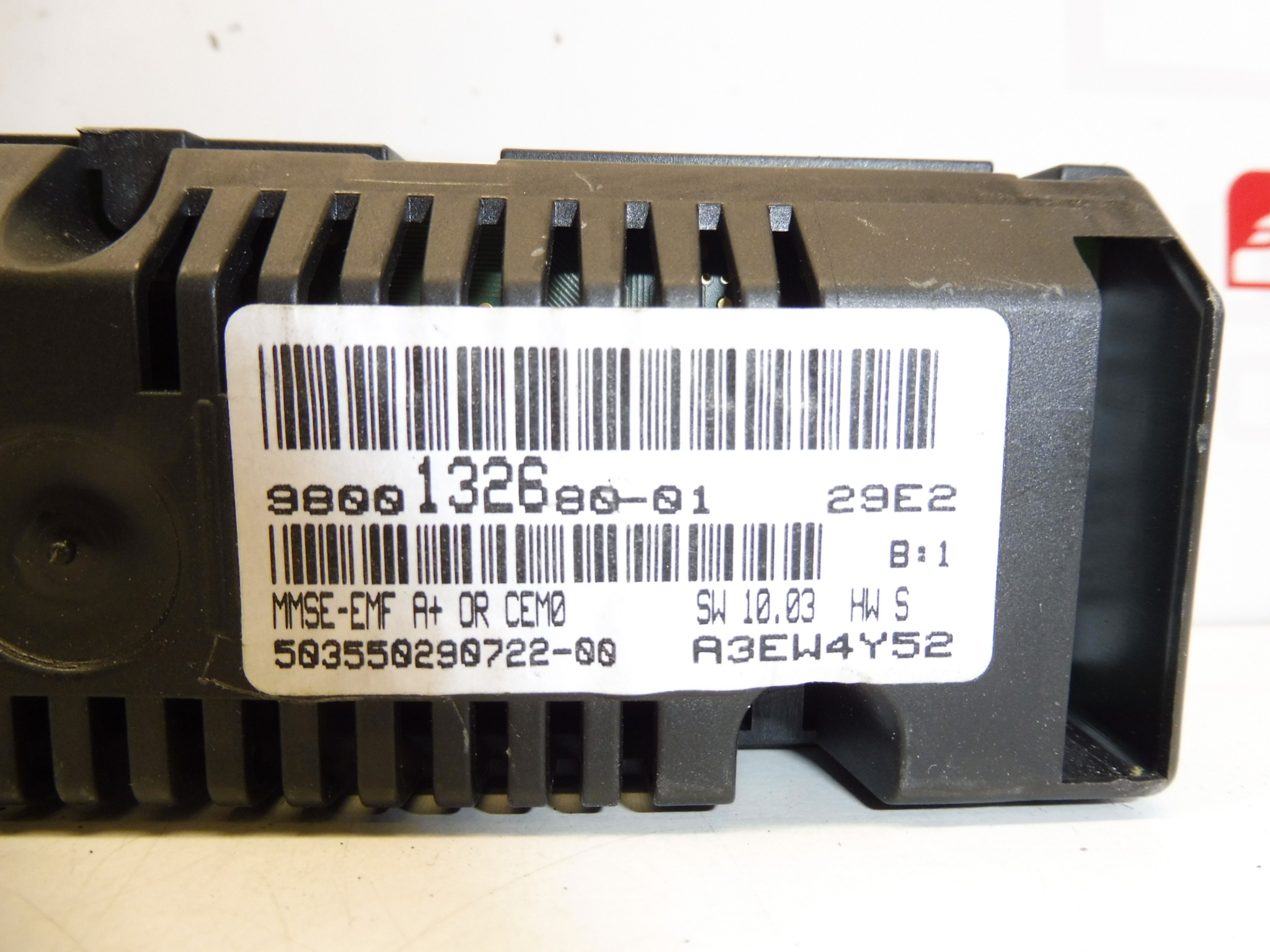 Display rádia počítače Citroën Peugeot 9800132680-01