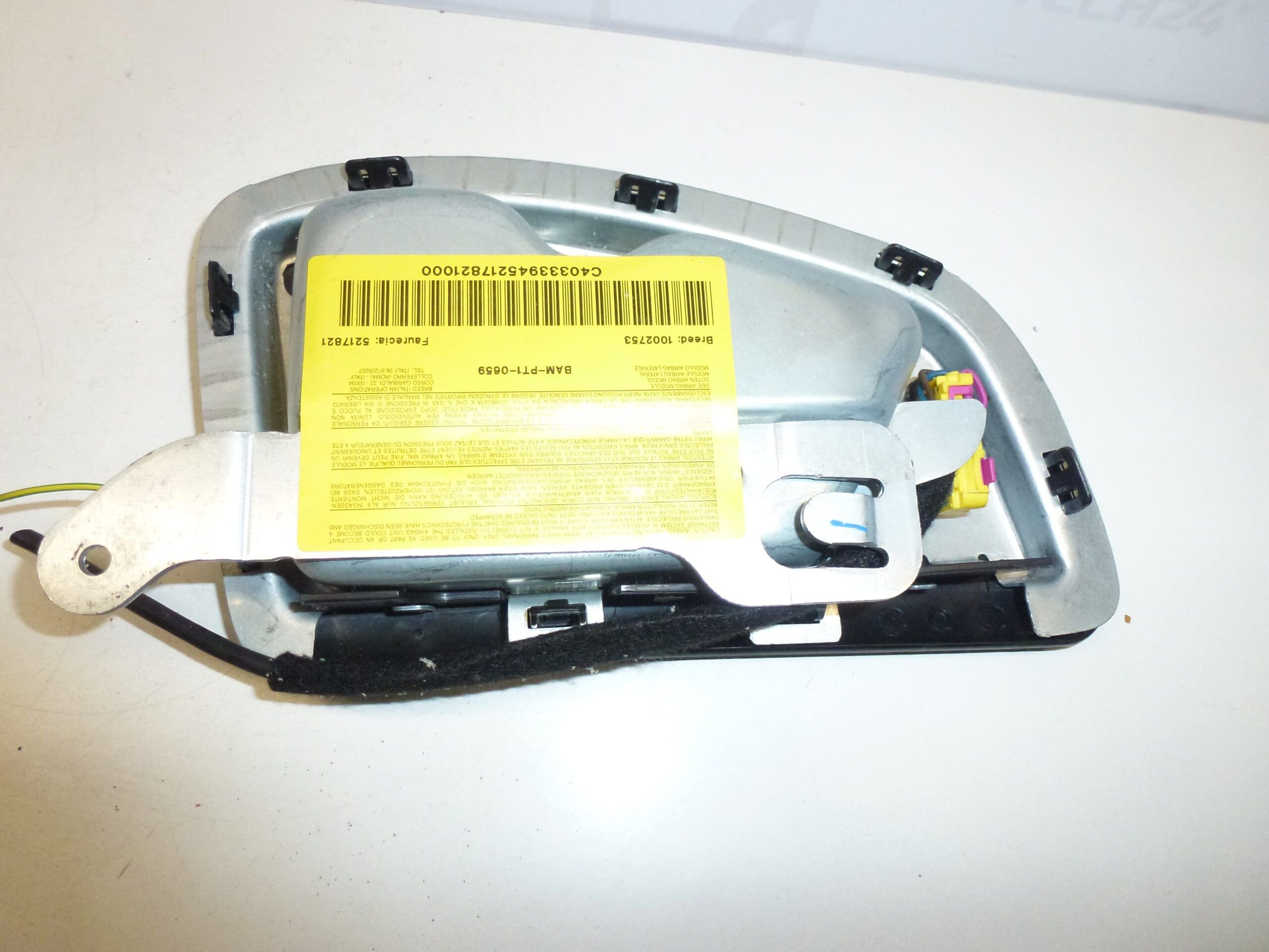 Sedačkový airbag pravý Peugeot 307 5217821 8216FH