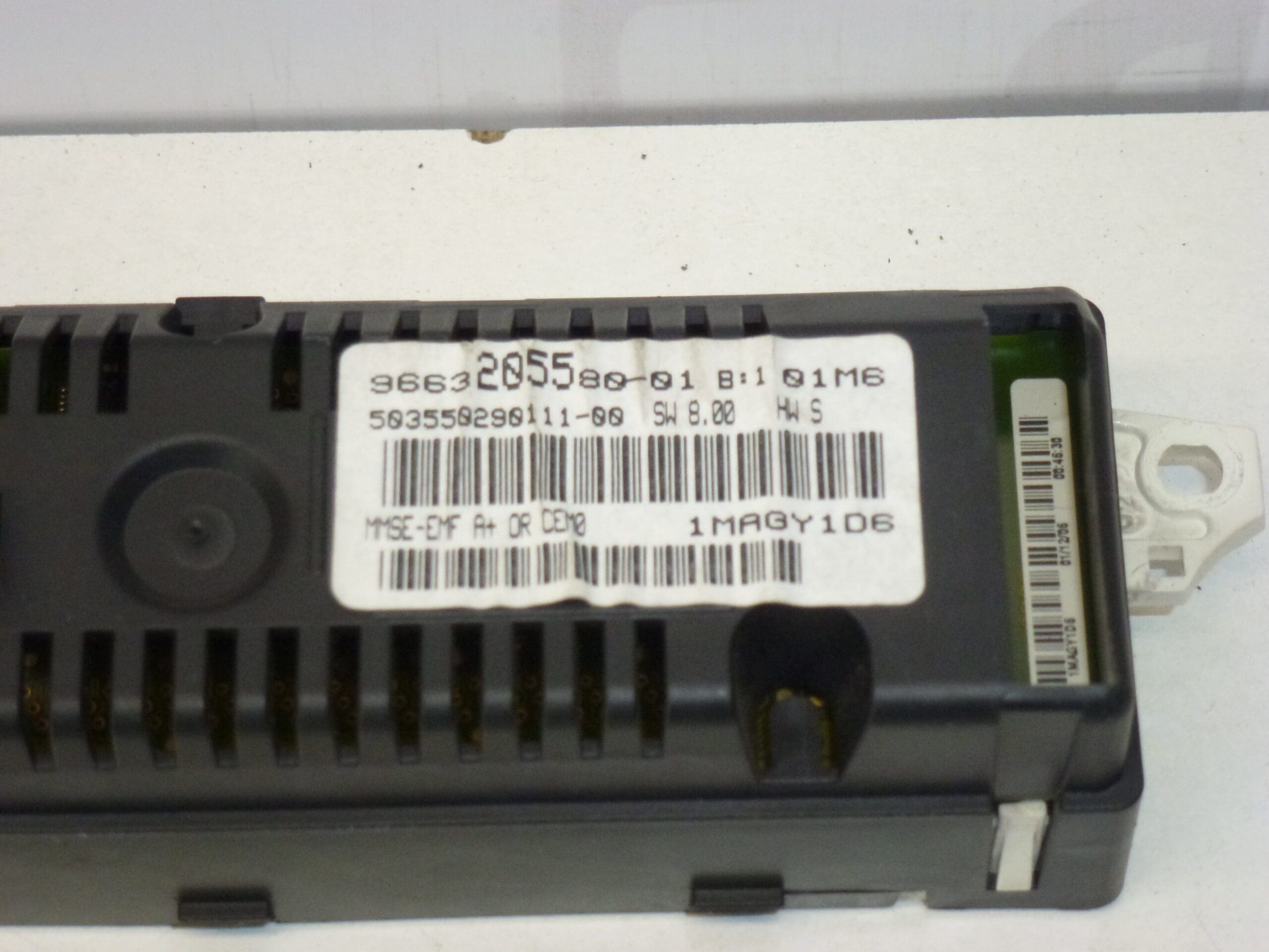 Display rádia počítače Peugeot 207 9663205580 6593F5