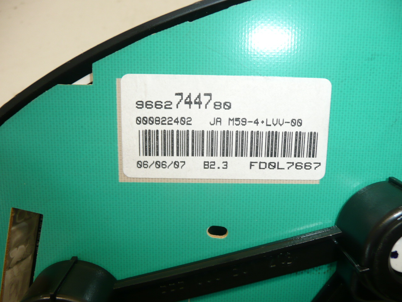 Tachometr tempomat Citroën Peugeot najeto 240000 km 9662744780 6105X5