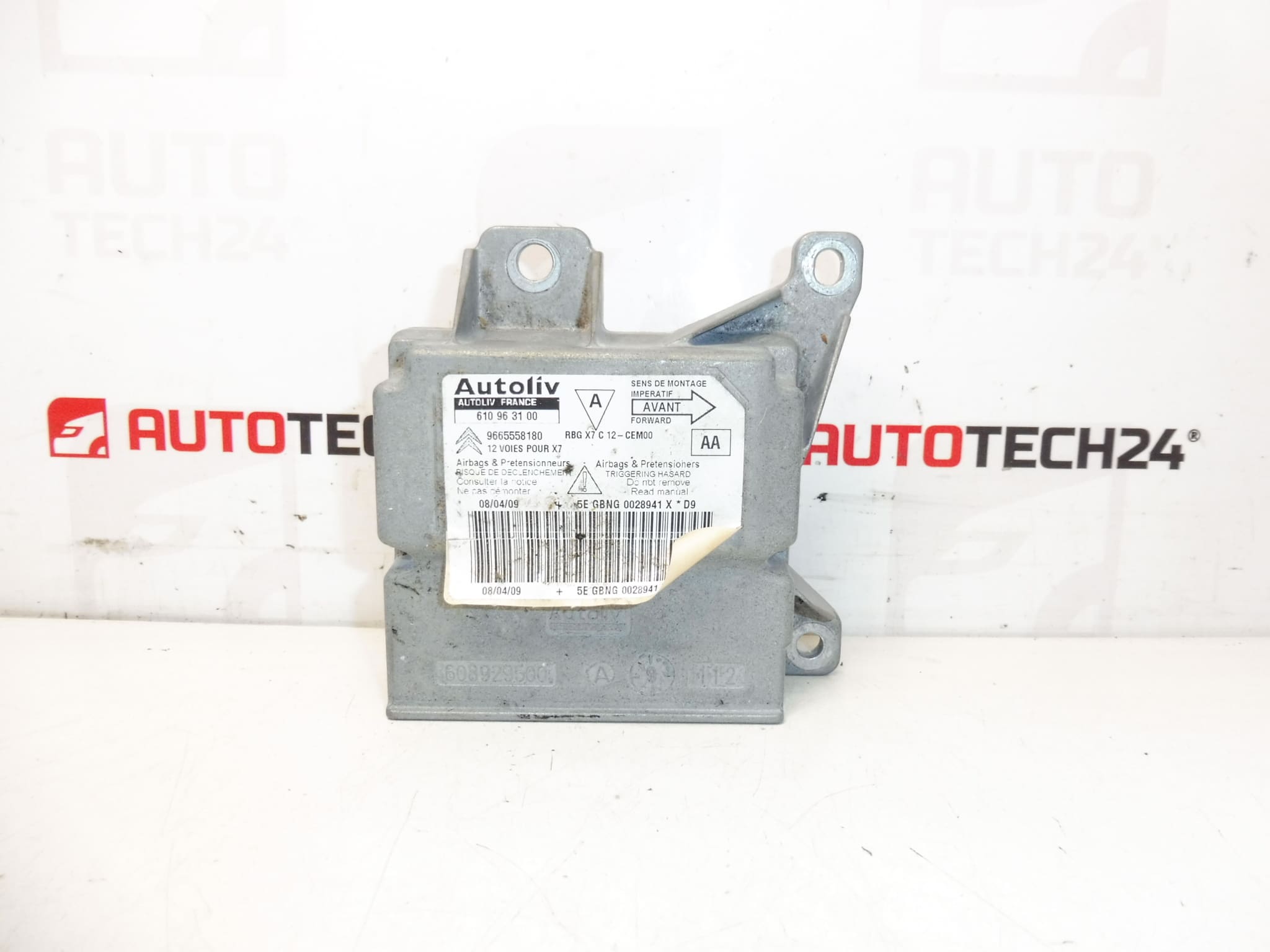 Jednotka airbagů Citroën C5 X7 9665558180 610963100