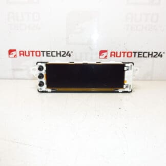 Display rádia počítače Peugeot 207 96770437XT 1607145180