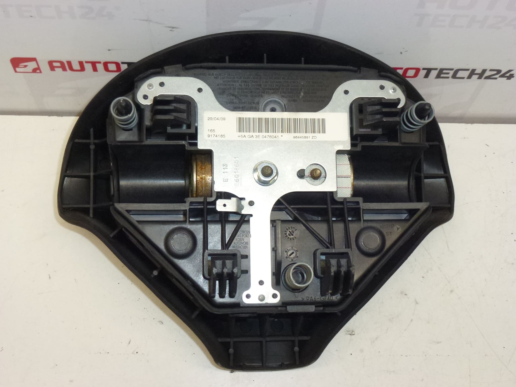 Airbag volantu Peugeot 407 96445891ZD 4112HA - Obrázek 2