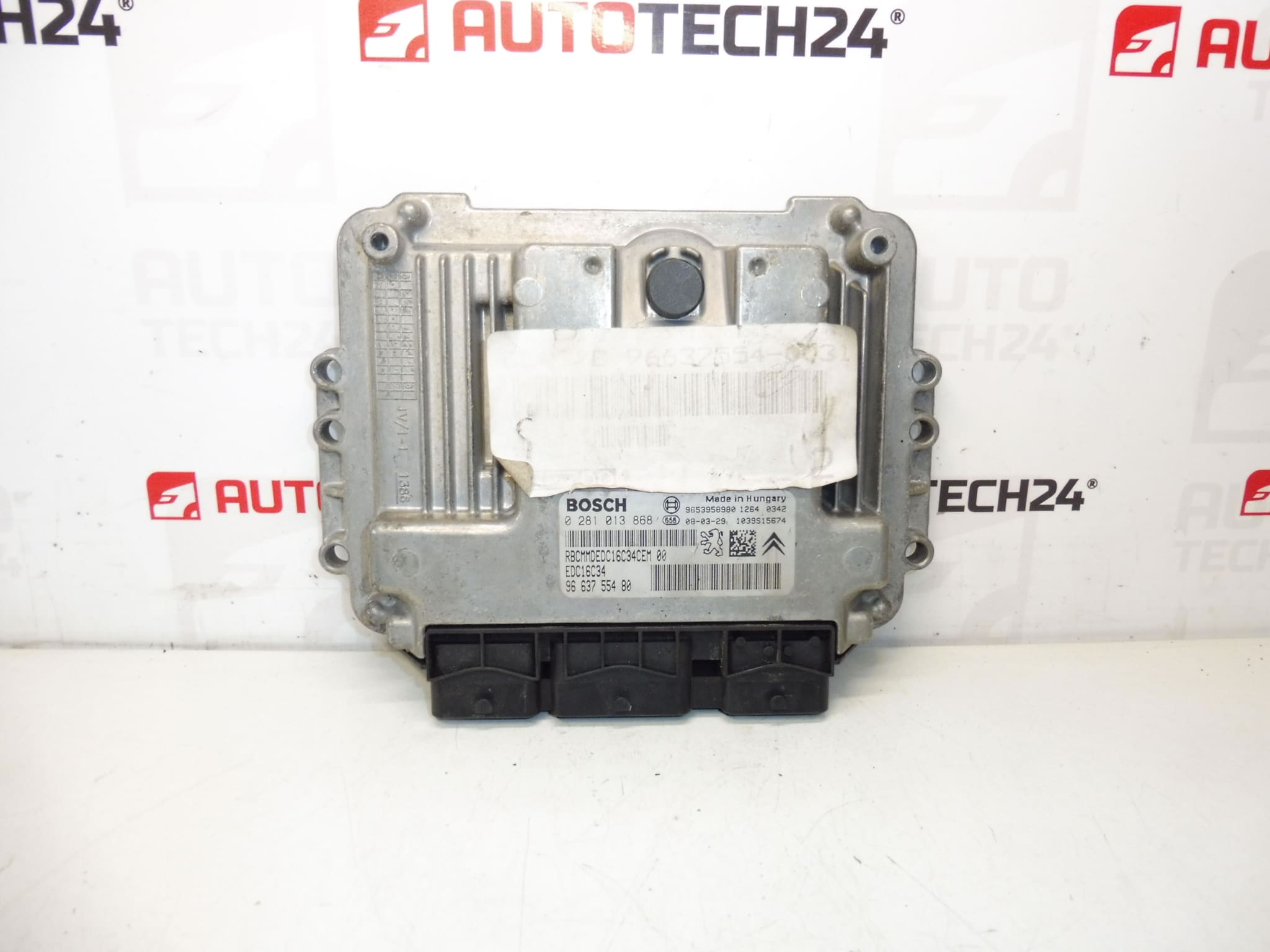 ECU Citroën Peugeot Bosch EDC16C34 9663755480 0281013868 1942KY