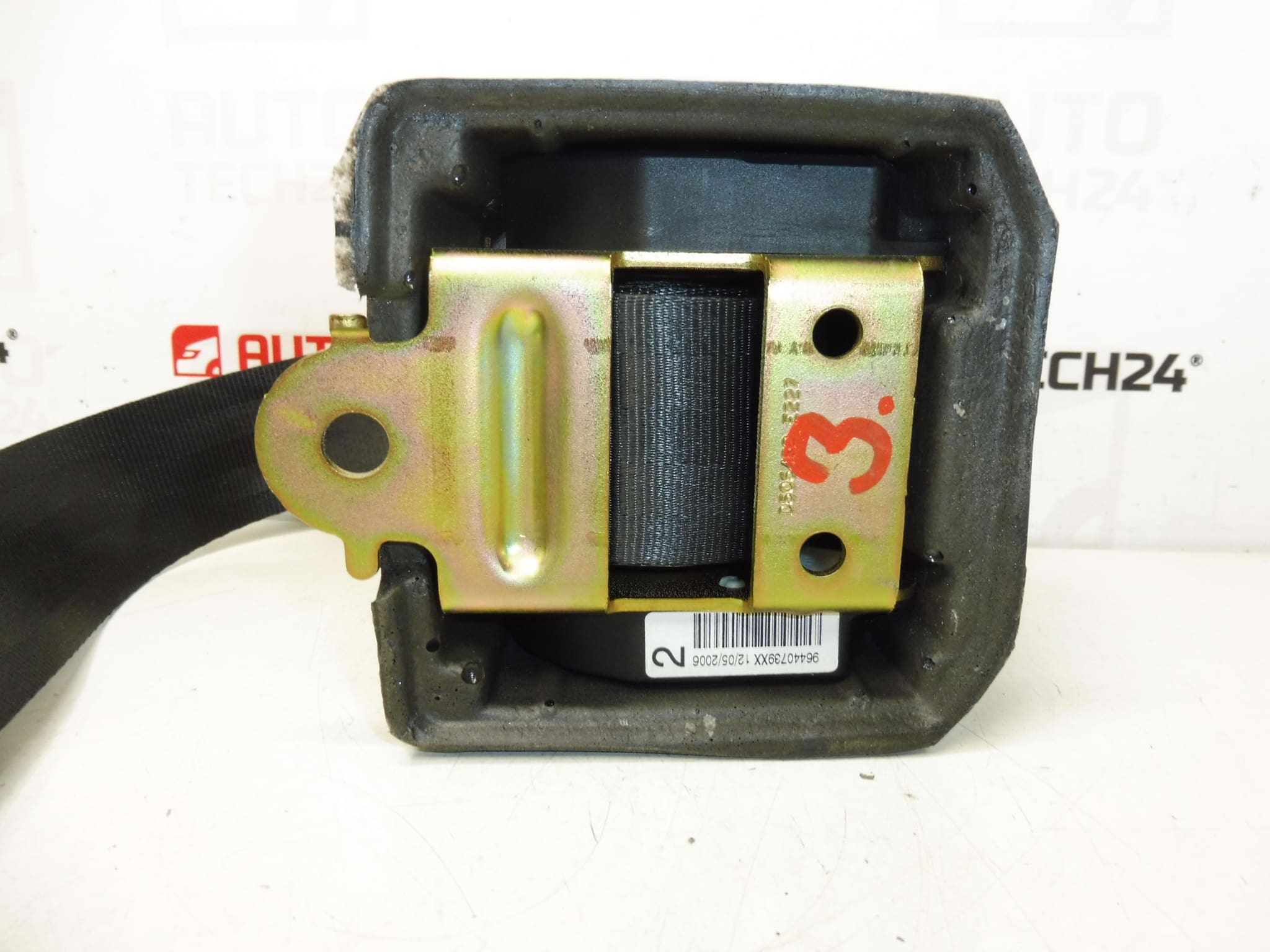 Zadní Bezpečnostní Pás Peugeot 407 96440739XX 8974HK - Obrázek 2