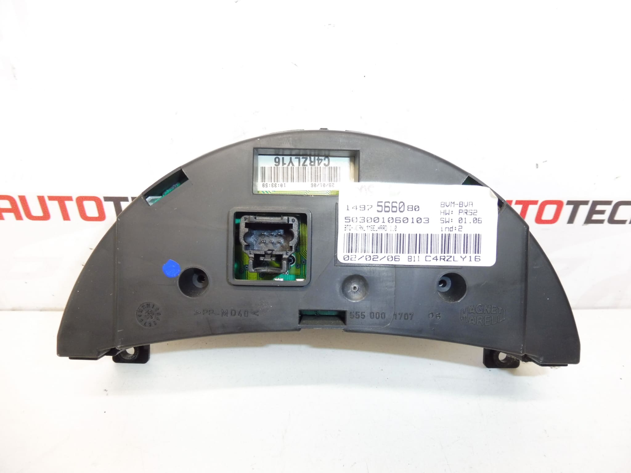 Display Magneti Marelli pro Citroën C8 a Peugeot 807 1497566080 6105XP - Obrázek 2