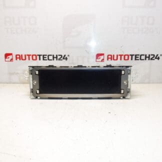Display rádia počítače Peugeot 807 Citroen C8 9665989780-01