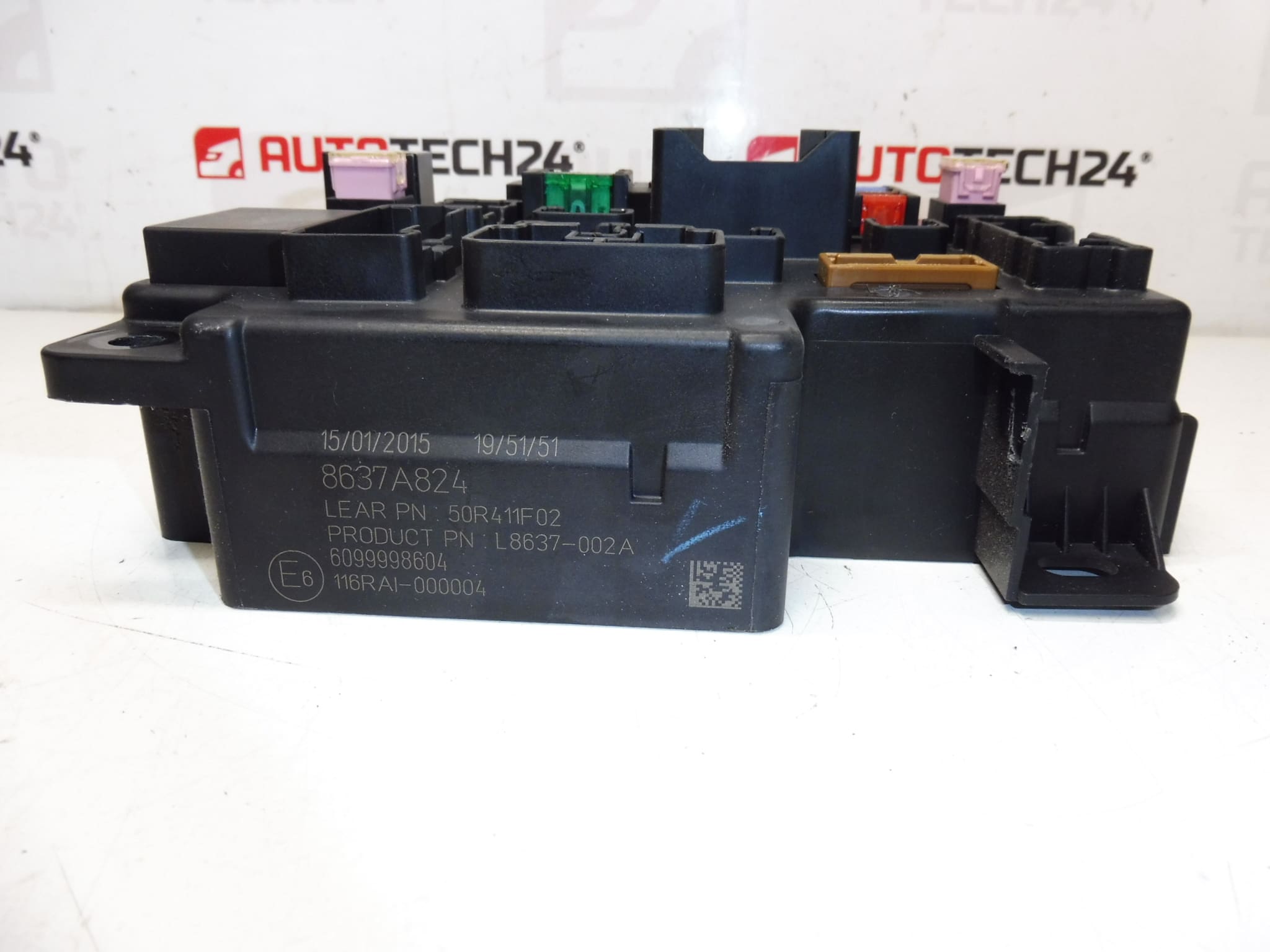 BSI (řídicí jednotka) pro Citroën C-Crosser / Peugeot 4007 — 8637A824, 6580WV, 6580WT - Obrázek 2