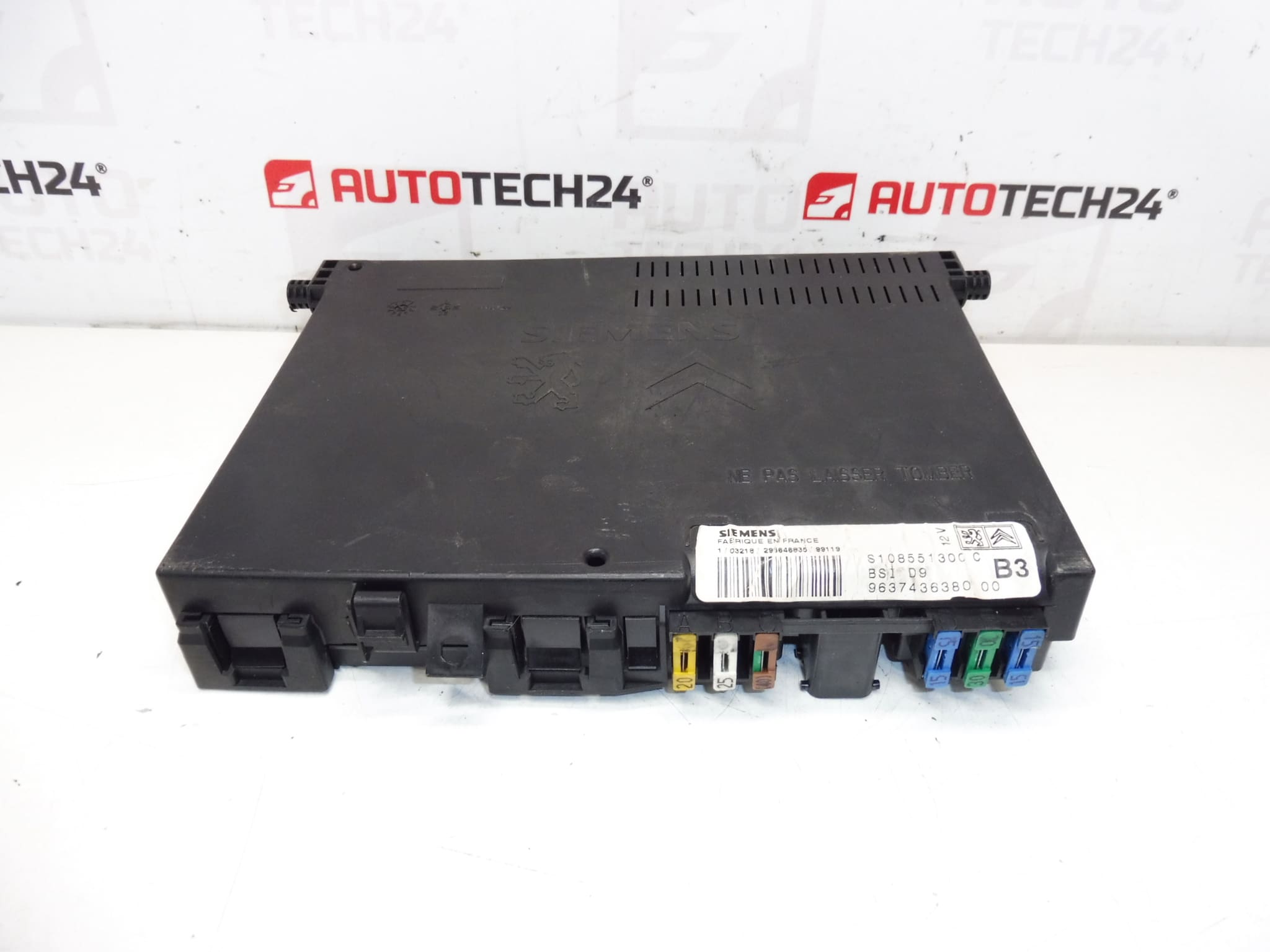 Řídicí jednotka BSI D9 (Siemens) pro Citroën / Peugeot, č. 9637436380 - Obrázek 2