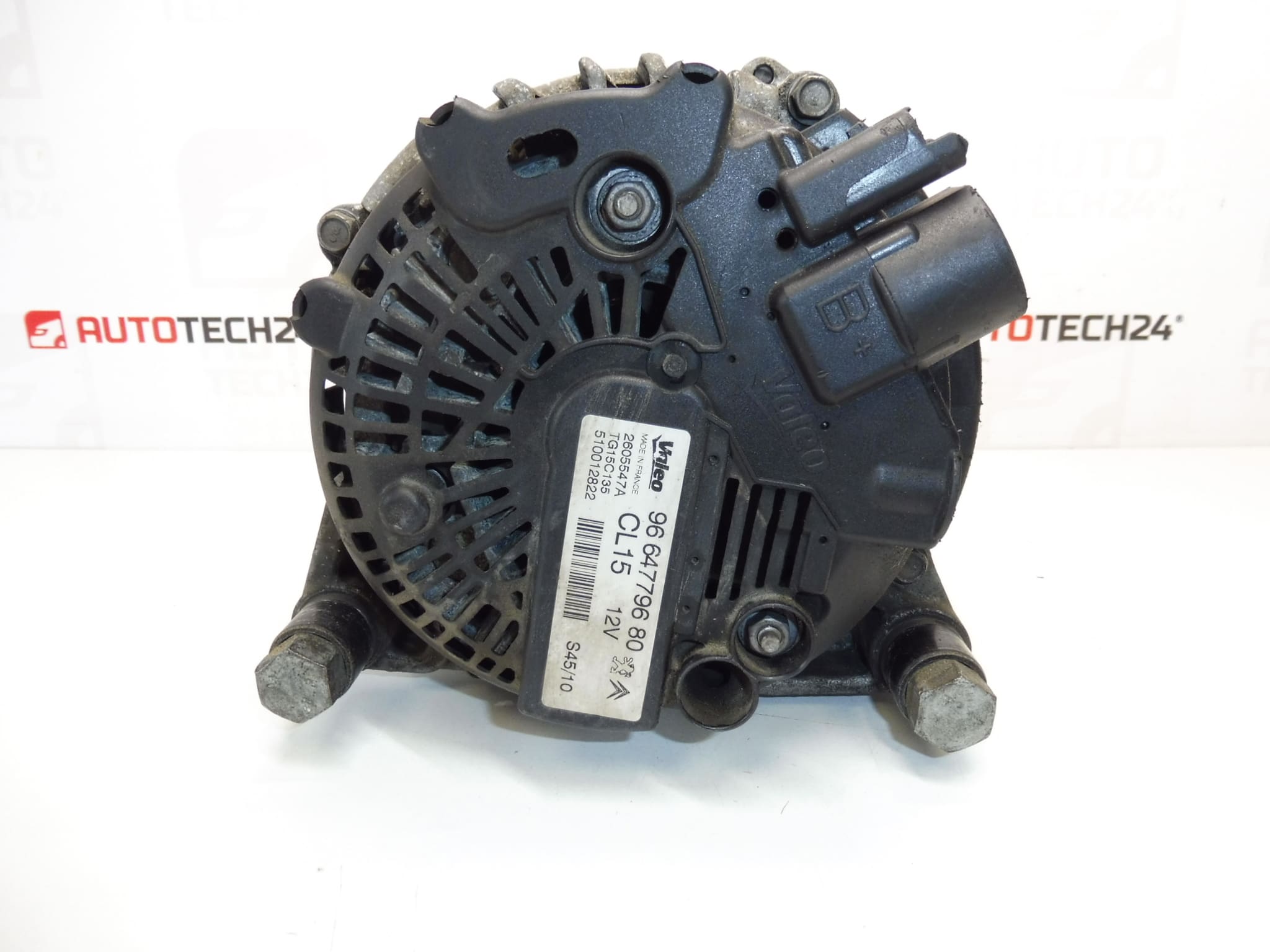Alternátor Valeo CL15 Citroën Peugeot 1.6 e-HDI 9664779680 5705KV - Obrázek 2