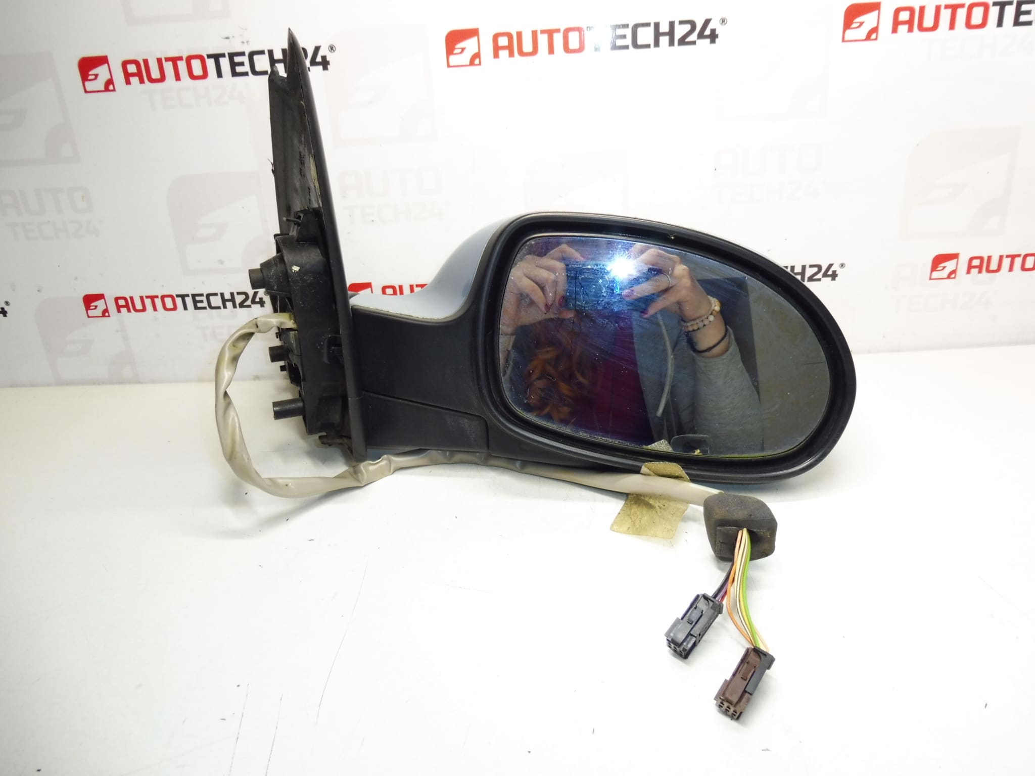 Pravé zpětné zrcátko Citroën C5 elektricky sklopné EYLC 96532993XT 8149WH - Obrázek 2