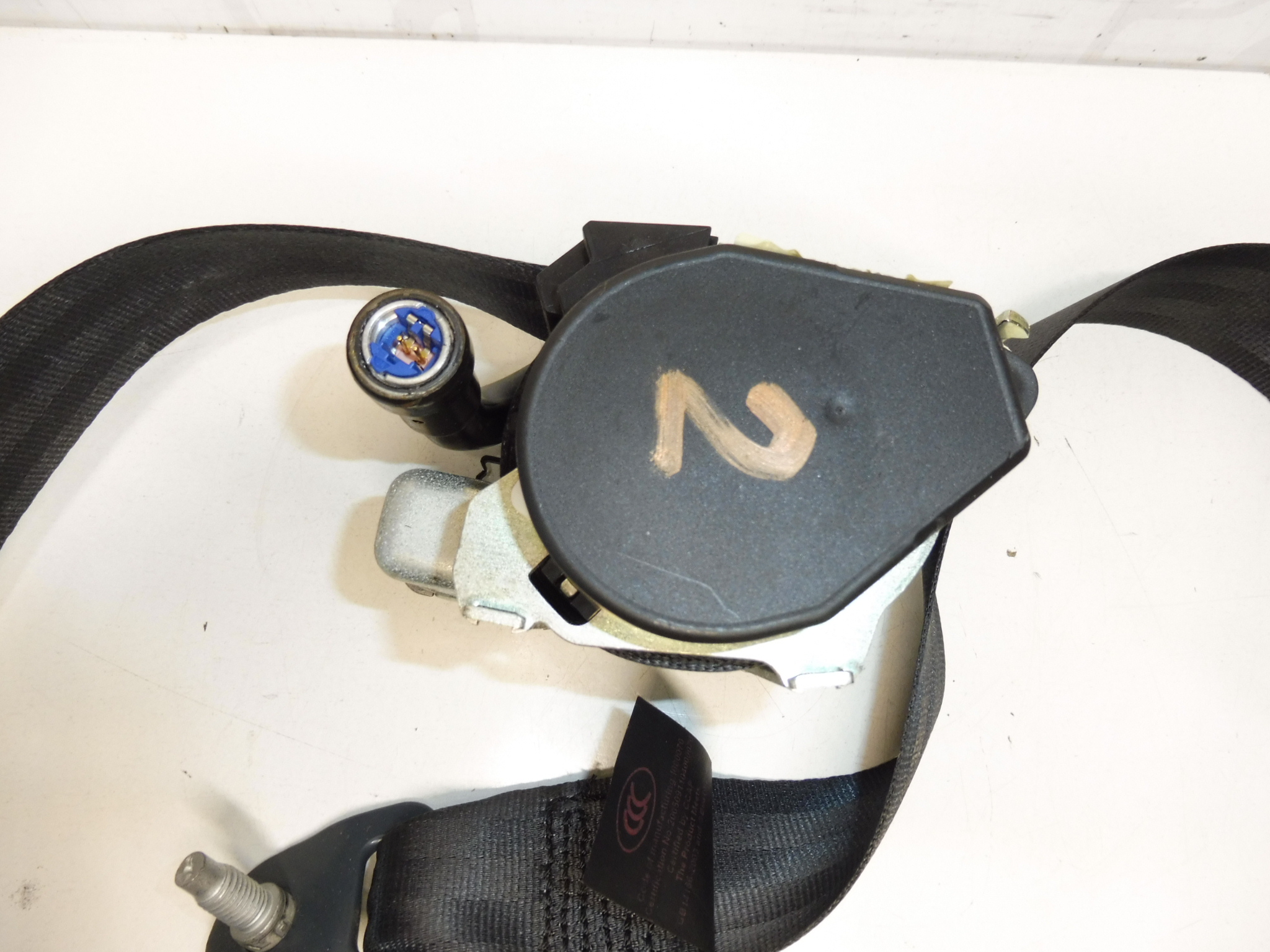 Pravý pyropás bezpečnostní pás Peugeot 207 96869044XX 8975JY