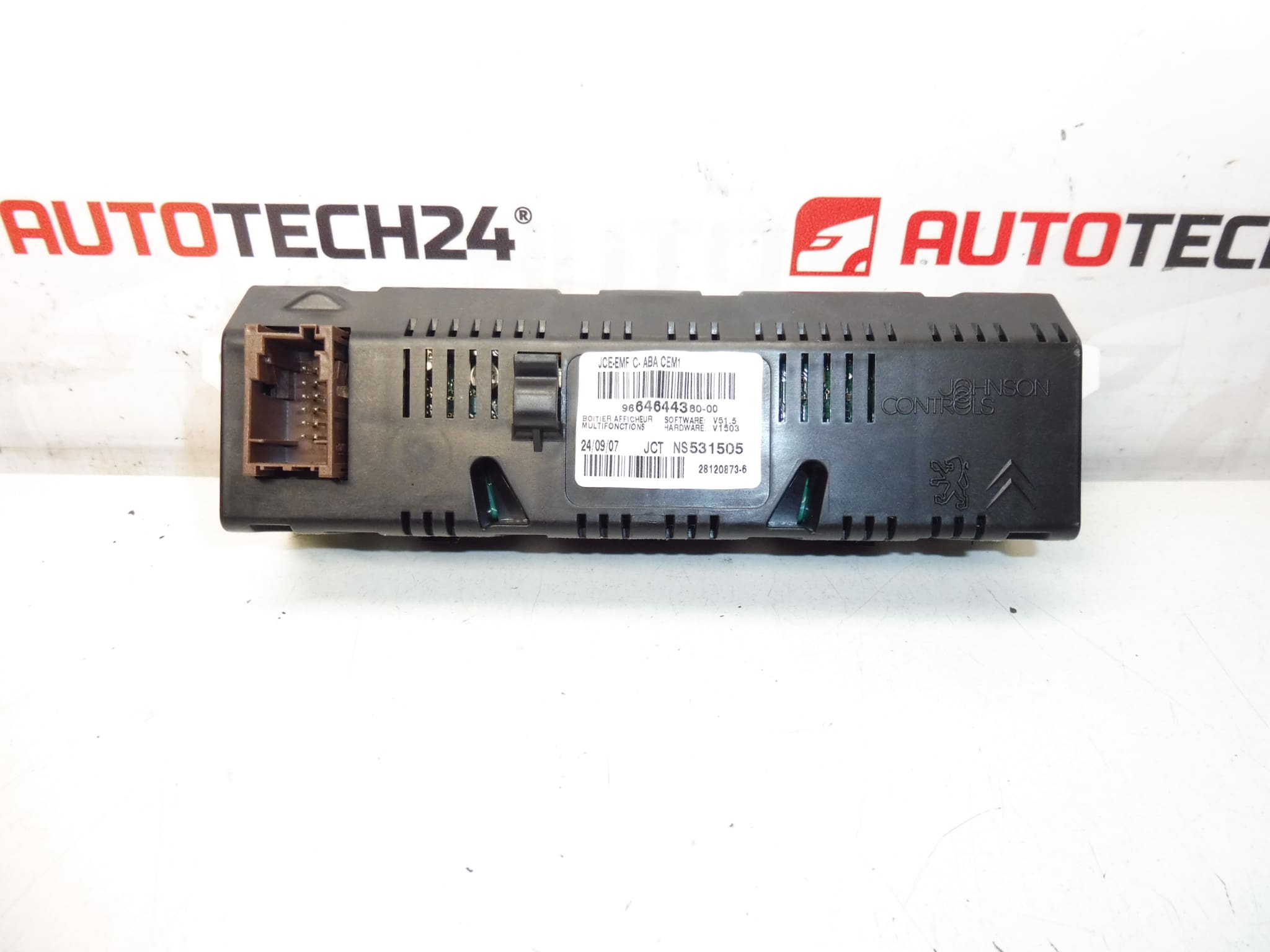 Display Citroën C4 9664644380-00 659358 - Obrázek 2