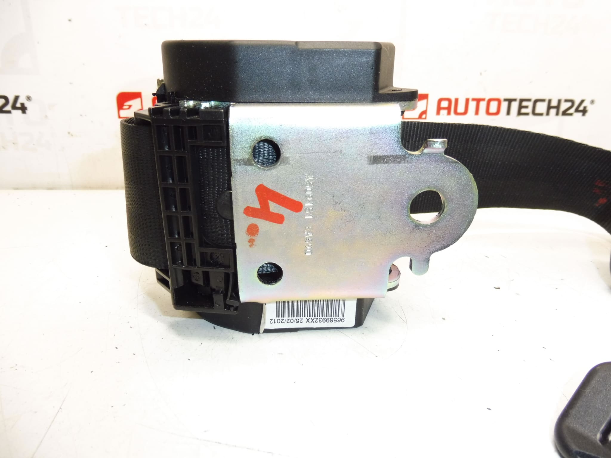 Bezpečnostní pás zadní Peugeot 308 96589932XX 8975L9 - Obrázek 2