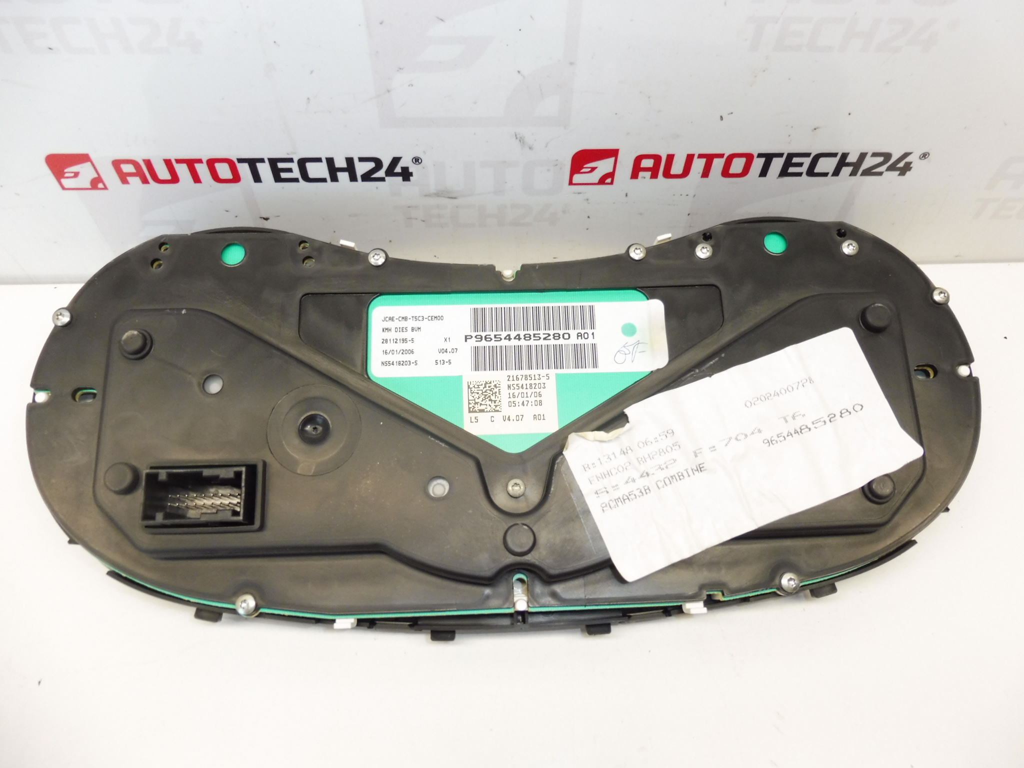Tachometr najeto 212725 km Peugeot 307 9654485280 6106N4