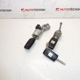 Sada zámků a 3 klíče Citroën Peugeot 4162KF 4162KC