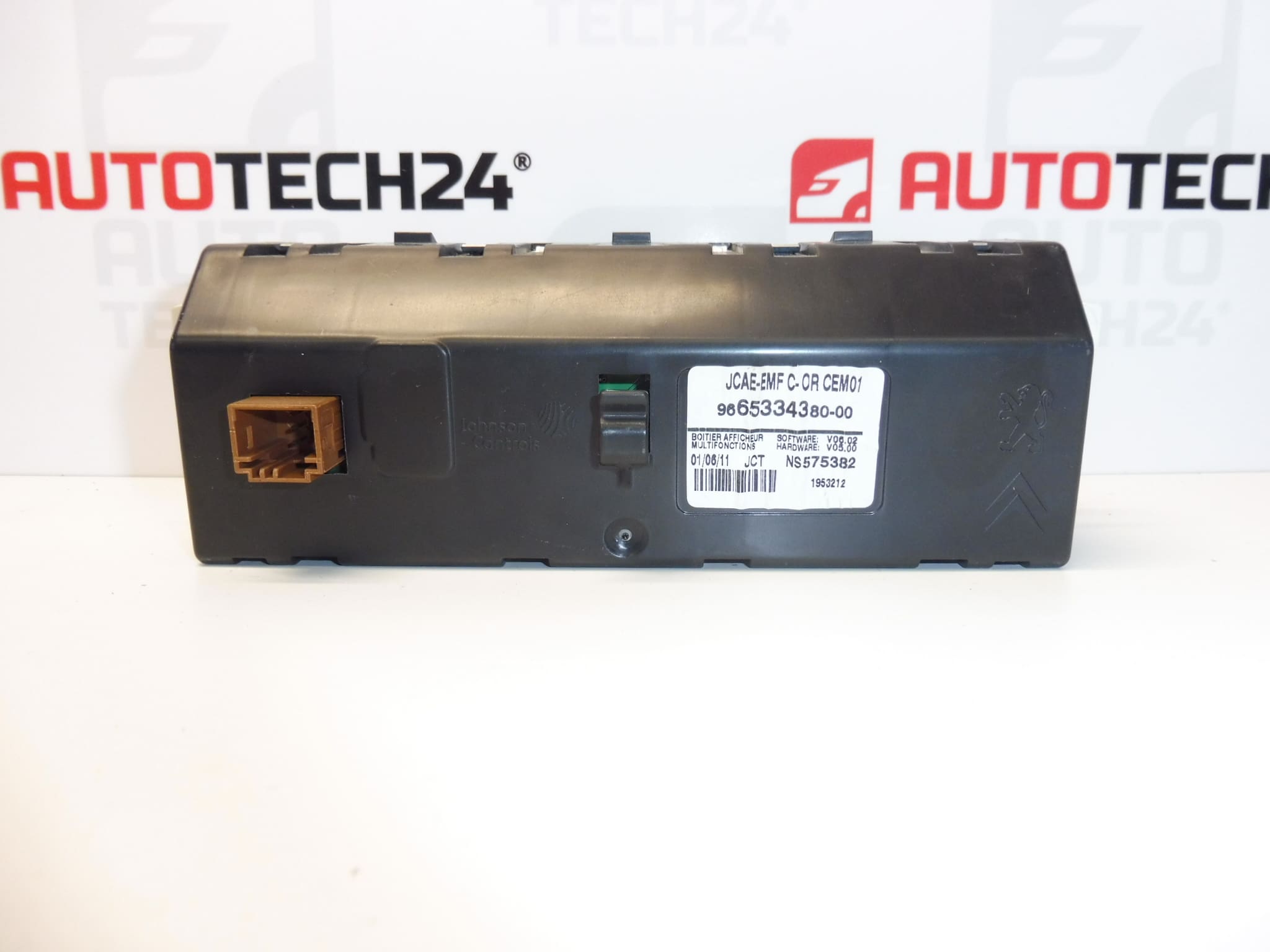 Display rádia počítače Citroen C4 II 9665334380 6155HW - Obrázek 2